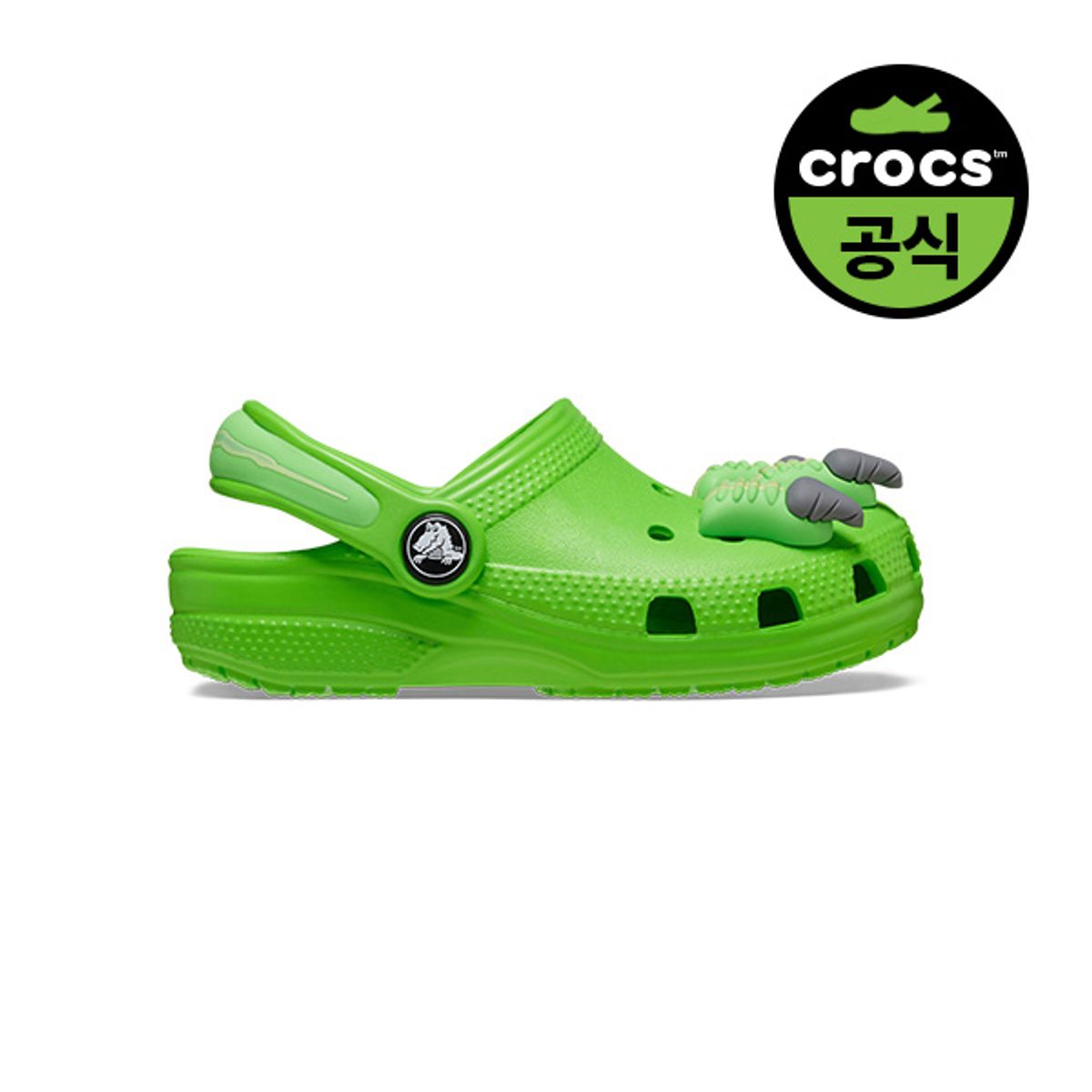 크록스키즈(CROCS KIDS) 유아 클래식 아이엠 다이노소어 클로그 GRS (24SKCL209700)