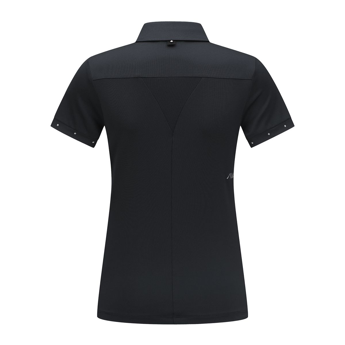 어뉴골프(ANEW GOLF) WOMEN BACK TRIANGULAR POINT SHORT T-SHIRT_BK