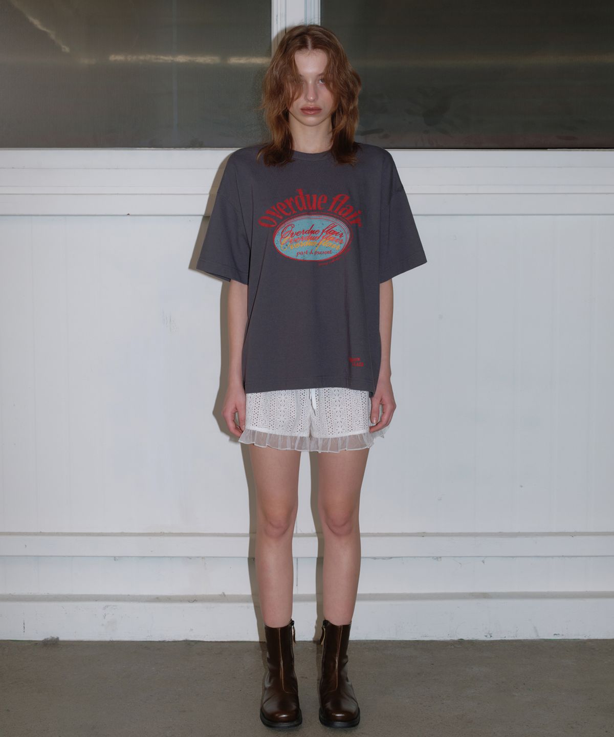 오버듀플레어(OVERDUEFLAIR) [INNER SET]ORGANZA FRILLED SHORTS