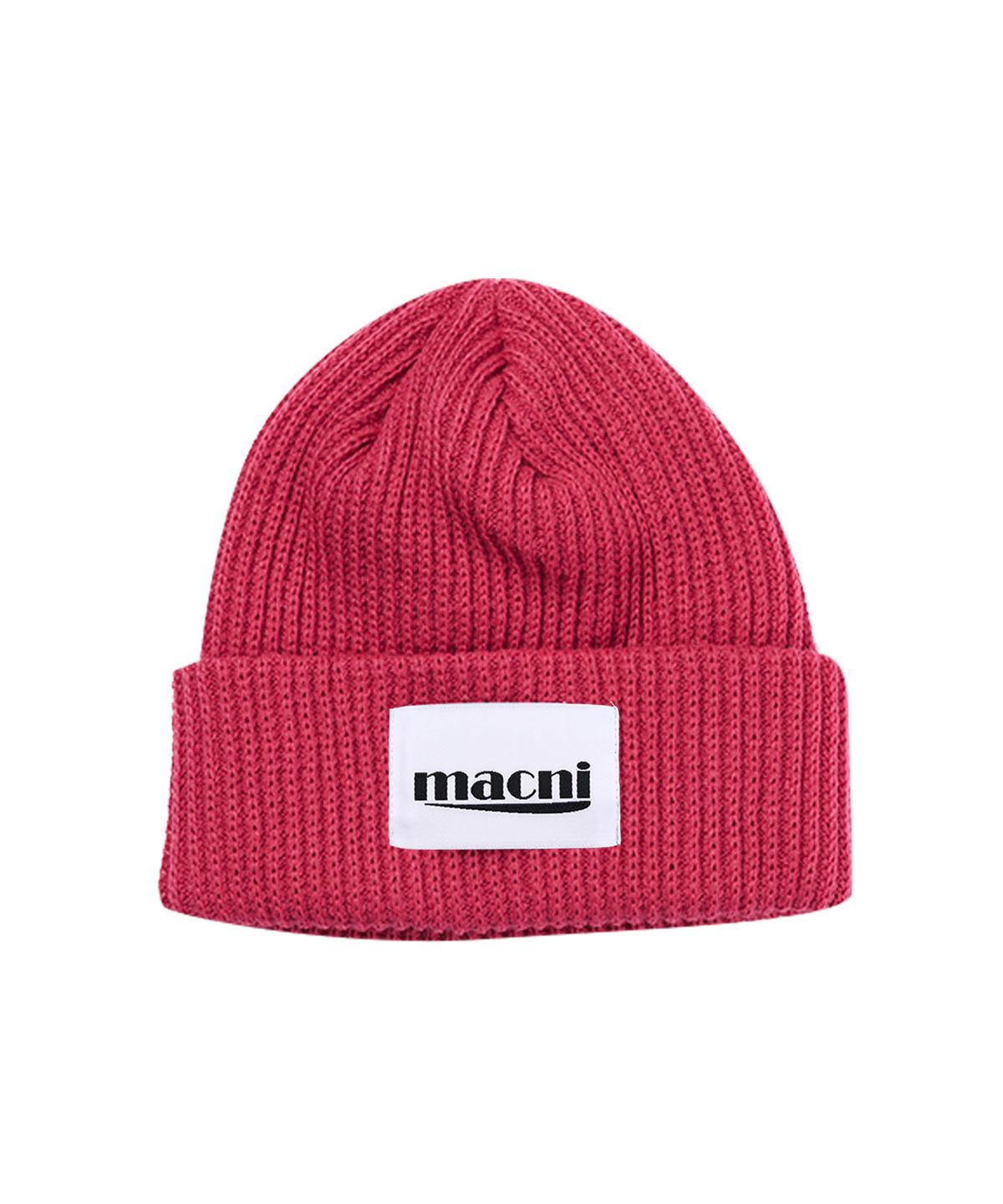 마크니(MACNI) HEAVY KNIT BEANIE_PINK