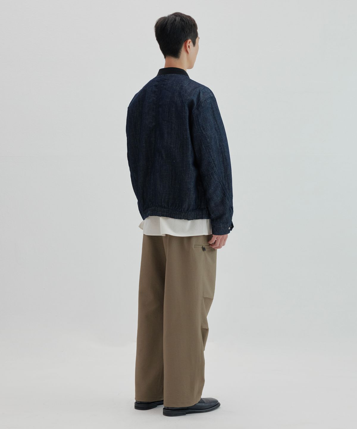 넌블랭크(NONBLANK) MA-1 자켓_INDIGO BLUE