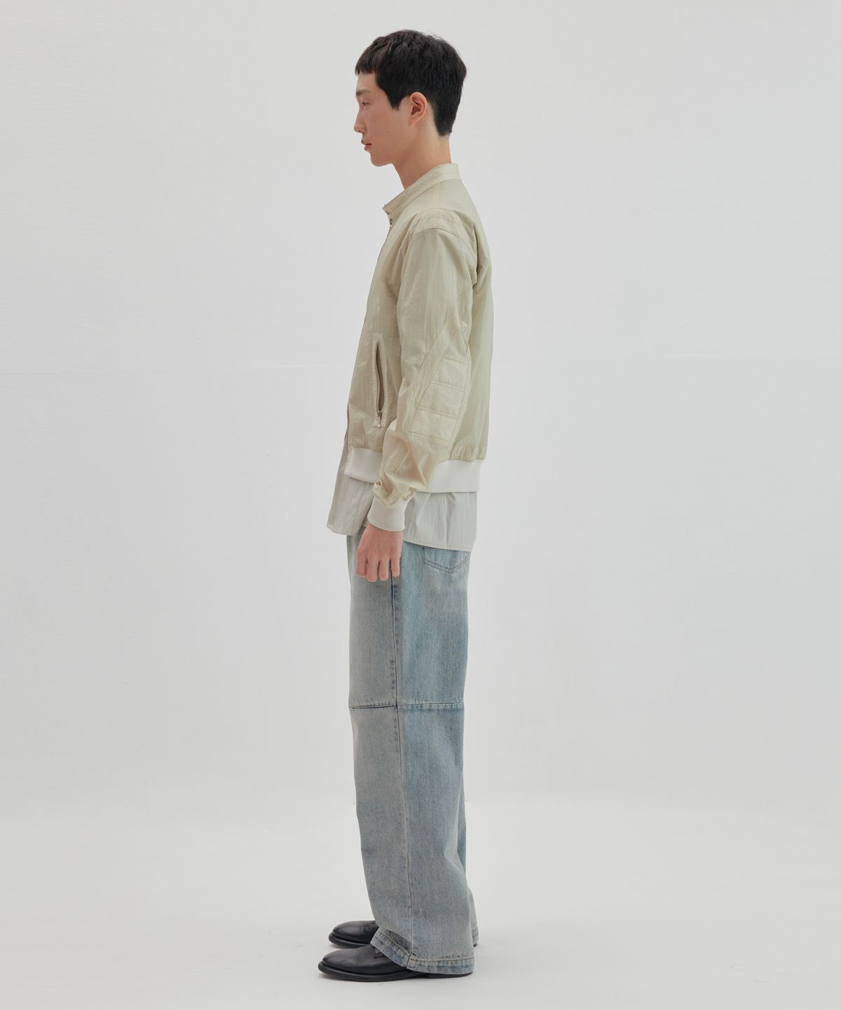넌블랭크(NONBLANK) 윈드 자켓_BEIGE