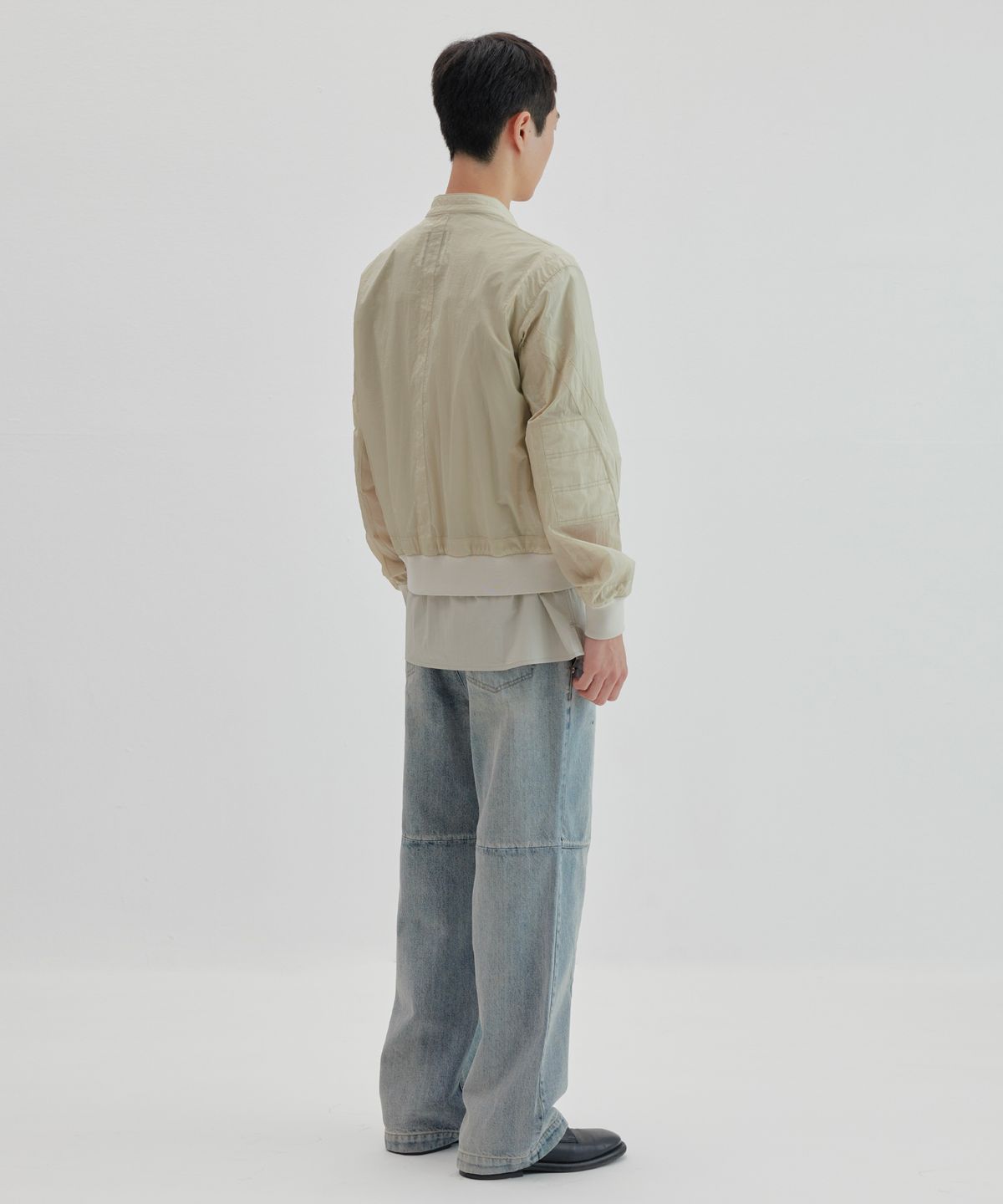 넌블랭크(NONBLANK) 윈드 자켓_BEIGE