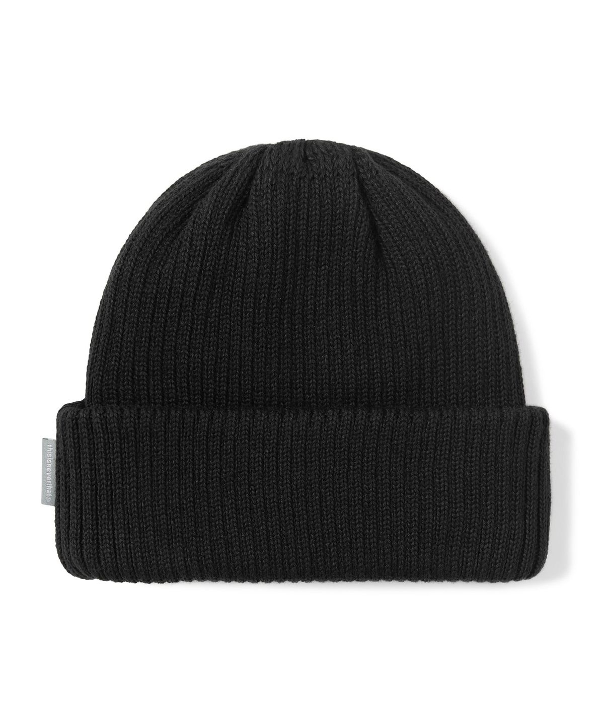 디스이즈네버댓(THISISNEVERTHAT) T-Logo Short Beanie Black