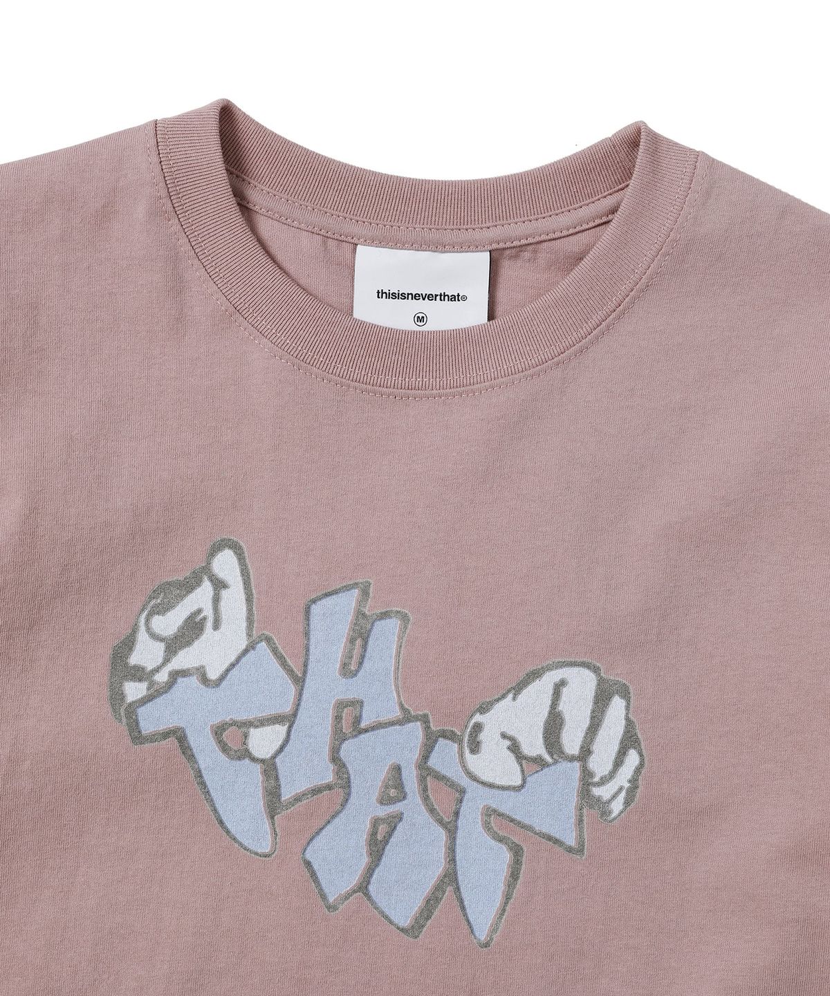디스이즈네버댓(THISISNEVERTHAT) THAT Hands W Tee Dusty Pink