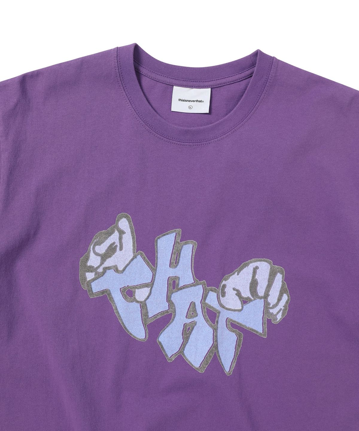 디스이즈네버댓(THISISNEVERTHAT) THAT Hands Tee Purple