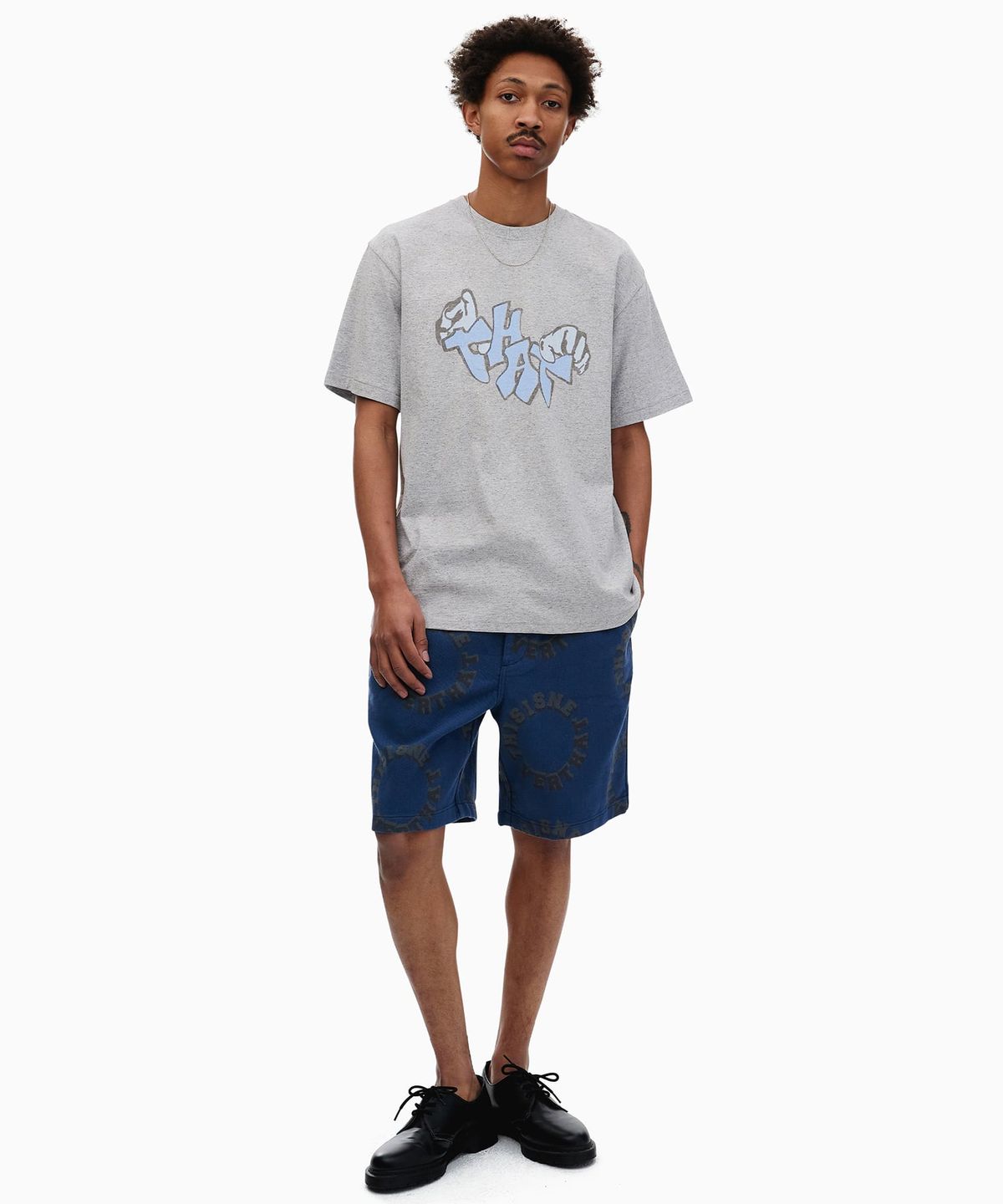 디스이즈네버댓(THISISNEVERTHAT) THAT Hands Tee Heather Grey