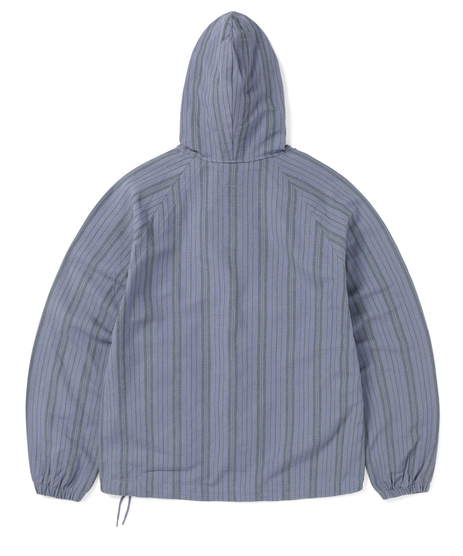 MUSINSA | thisisneverthat® Stripe Jacquard Hoodie Purple Gray