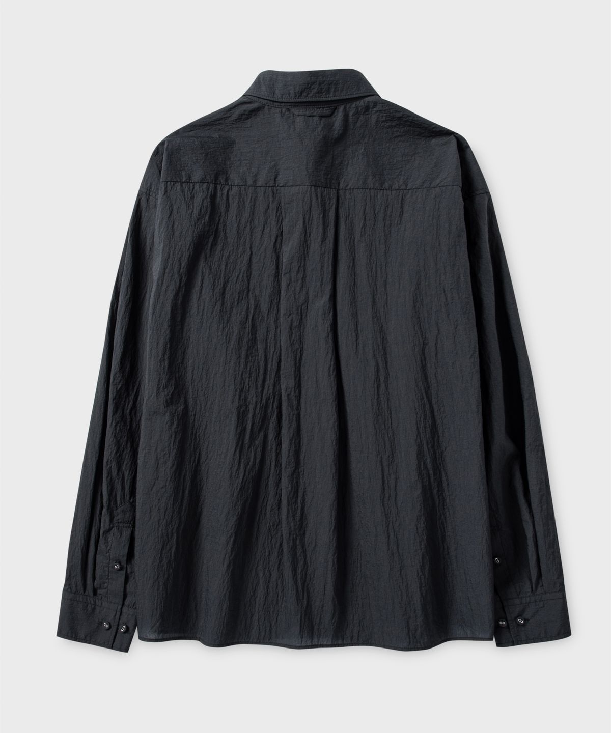 넌블랭크(NONBLANK) 윈드 브레이크 셔츠_DARK GREY