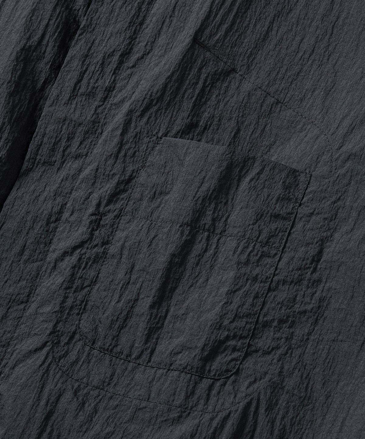 넌블랭크(NONBLANK) 윈드 브레이크 셔츠_DARK GREY
