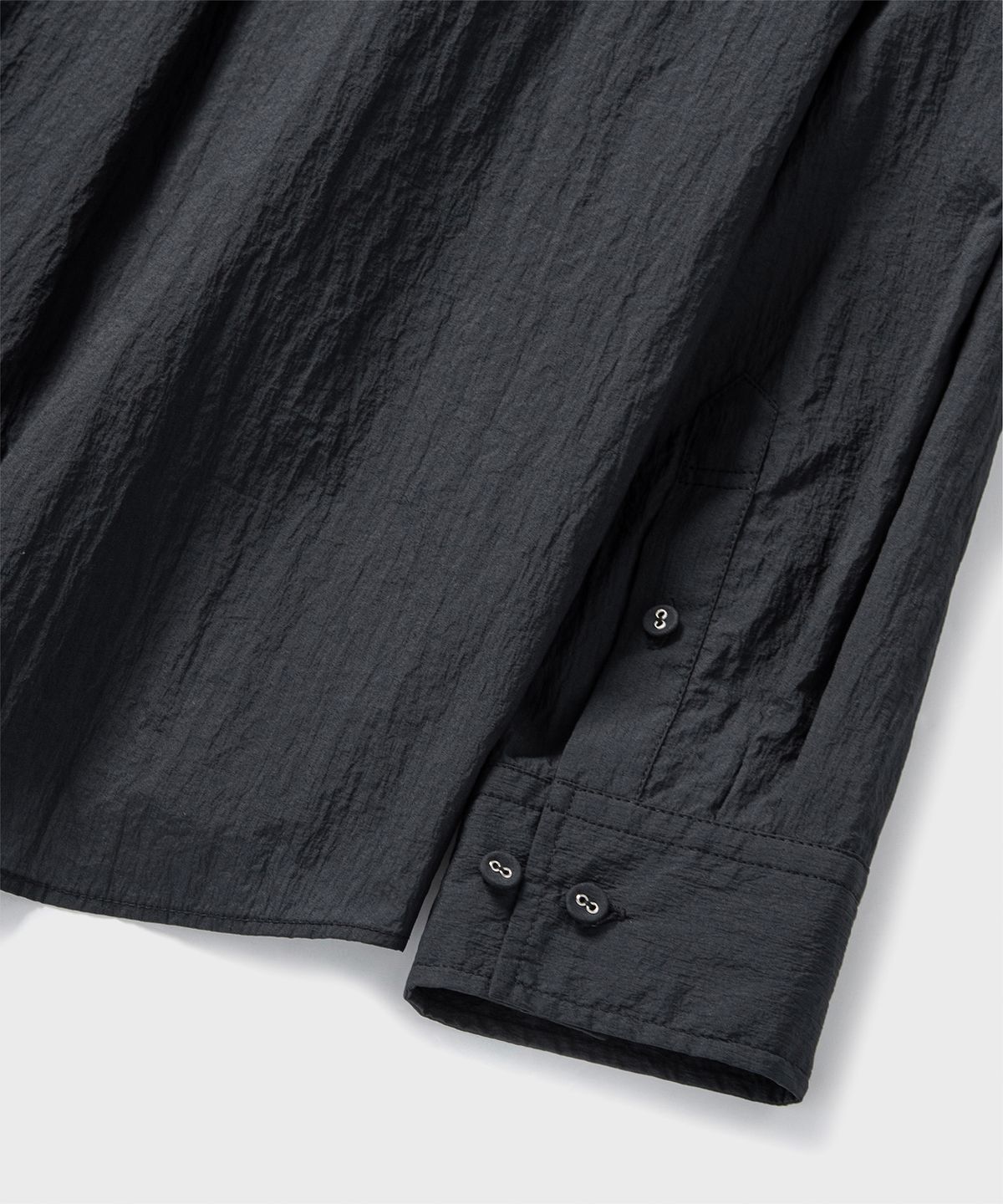 넌블랭크(NONBLANK) 윈드 브레이크 셔츠_DARK GREY