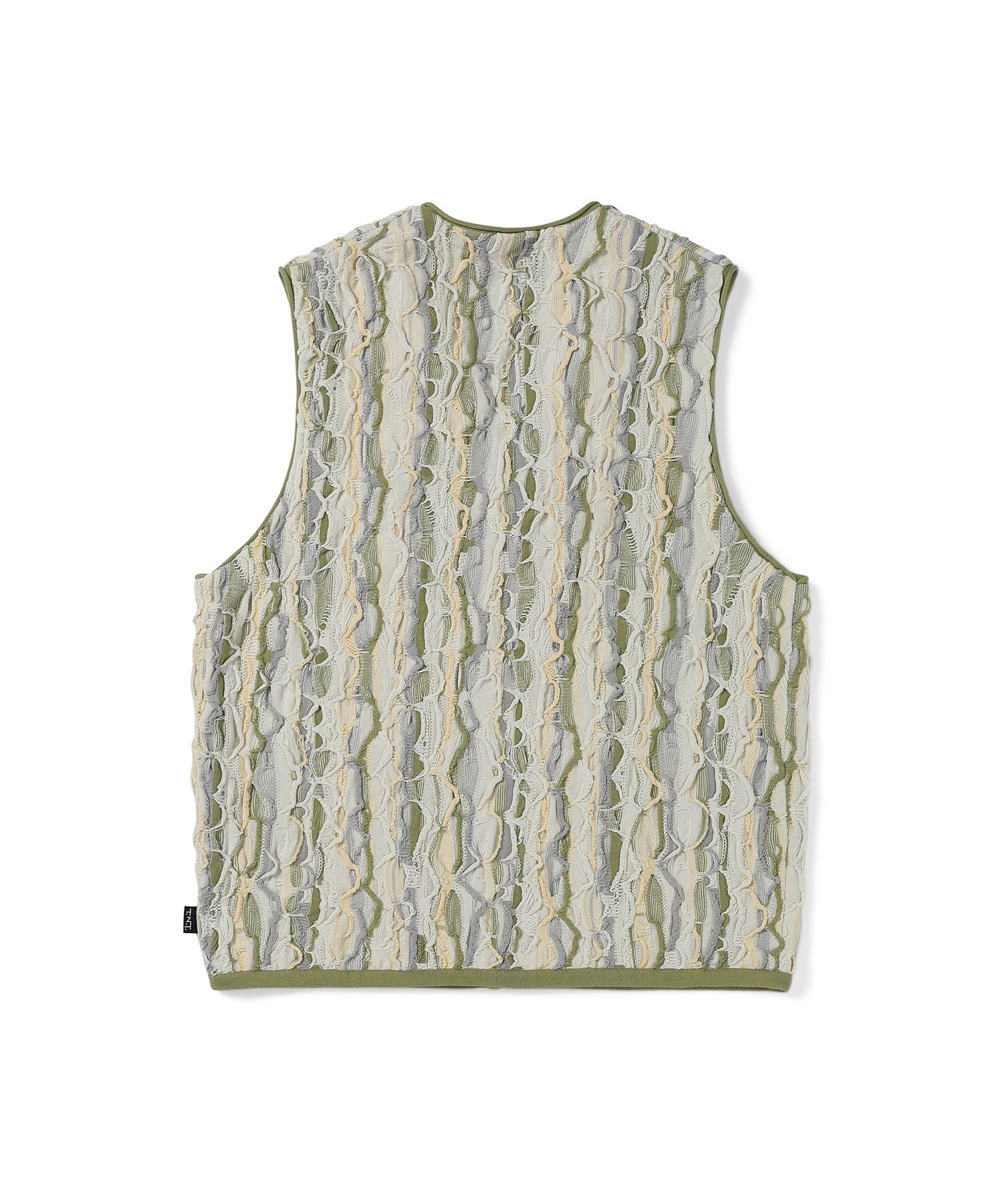 MUSINSA公式 | thisisneverthat® 3D Cable Knit Vest Beige