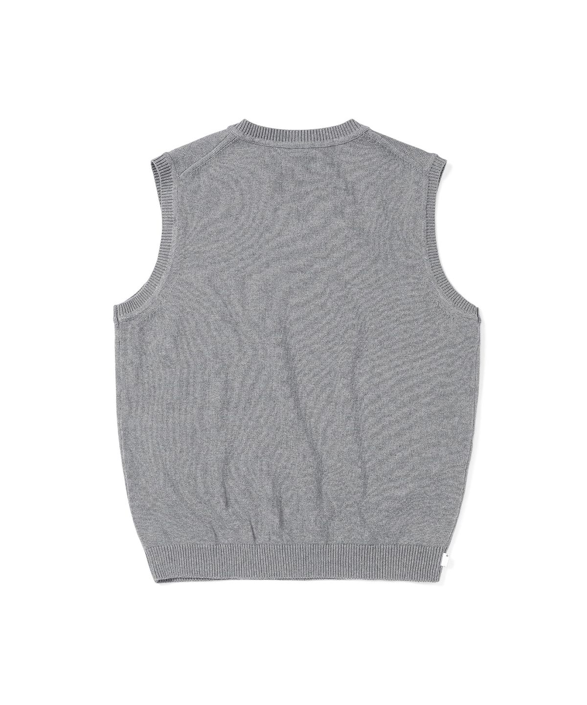 디스이즈네버댓(THISISNEVERTHAT) Script Logo Knit Vest Grey