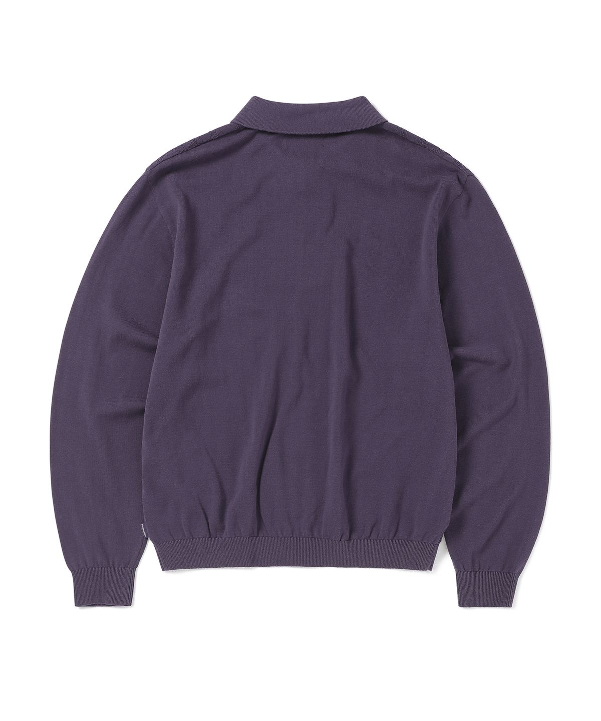 디스이즈네버댓(THISISNEVERTHAT) Cable Knit Zip Polo Violet