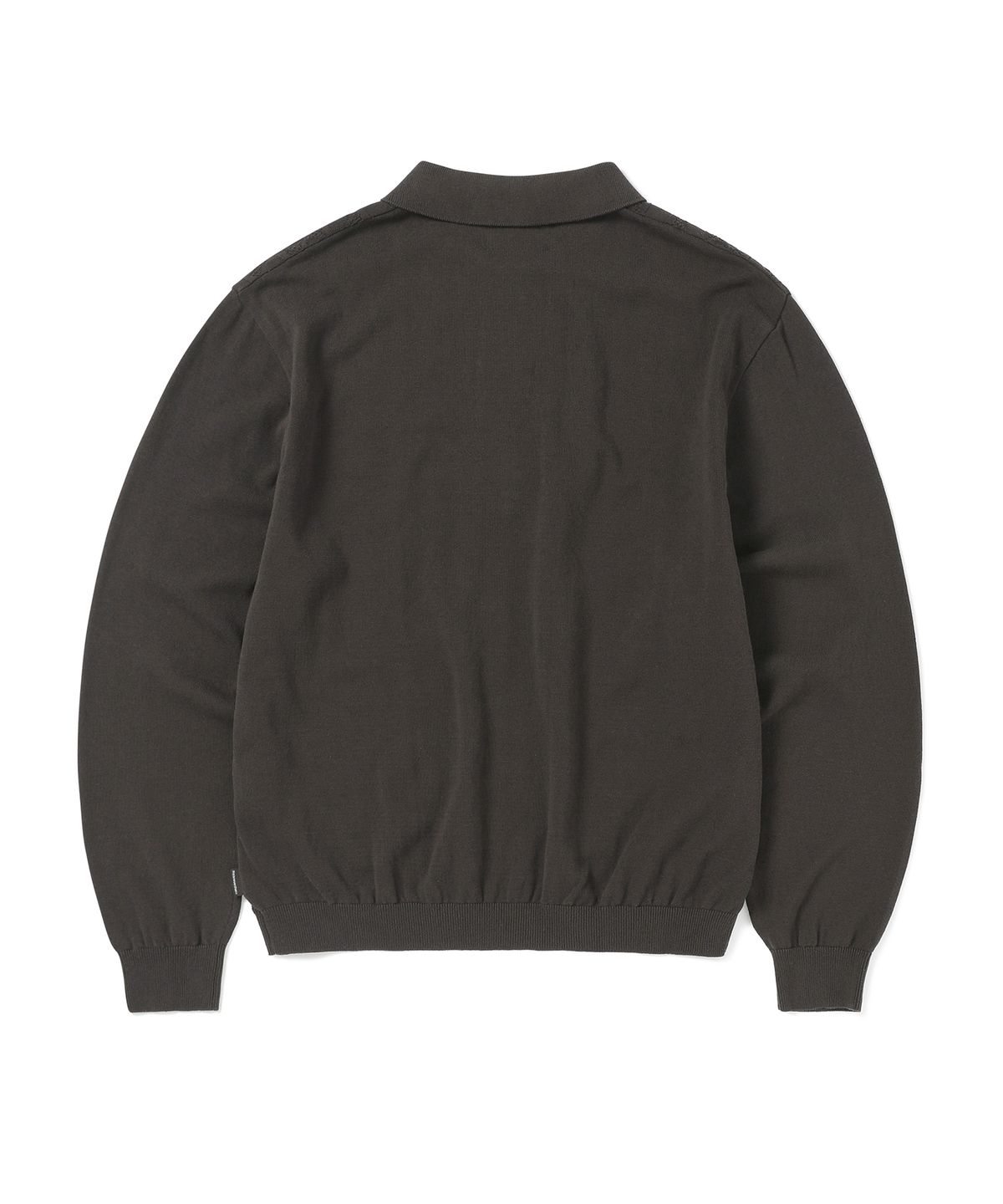 디스이즈네버댓(THISISNEVERTHAT) Cable Knit Zip Polo Brown