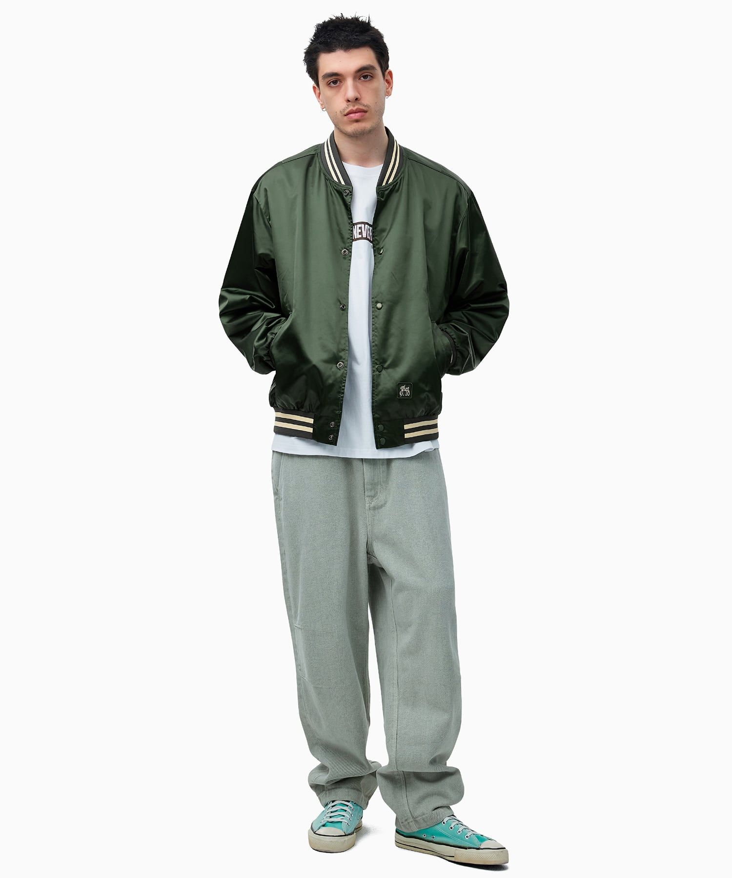 セブンイレブン 冬ギフト カタログ MUSINSA Olive Jacket Satin thisisneverthat® | ジャケット・アウター