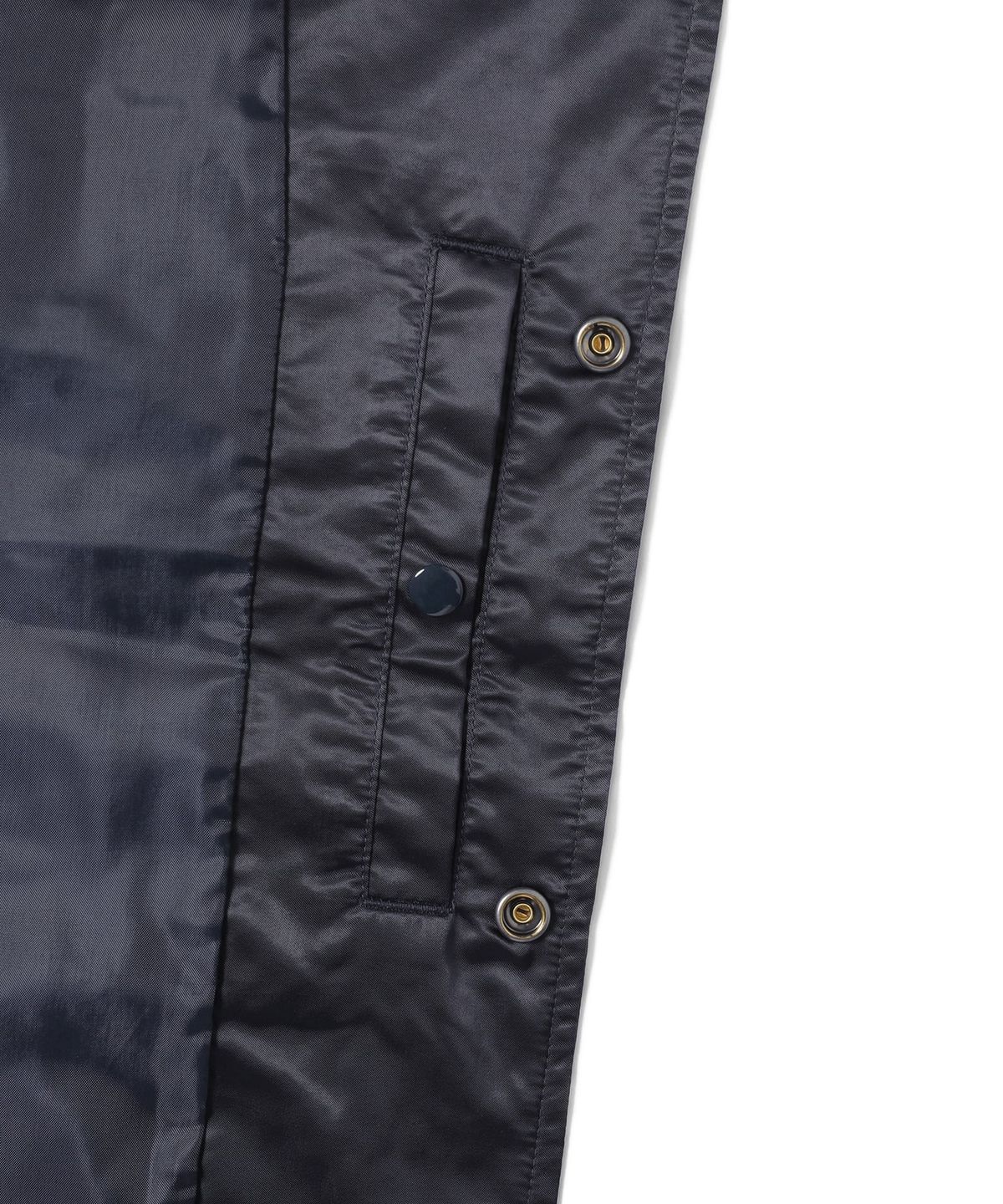 디스이즈네버댓(THISISNEVERTHAT) Satin Jacket Navy
