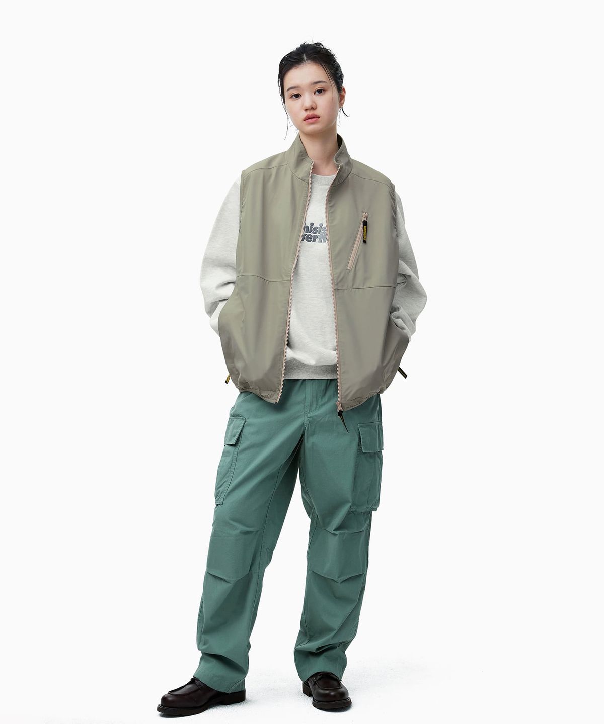 디스이즈네버댓(THISISNEVERTHAT) WINDSTOPPER® Active Tour Vest Grey
