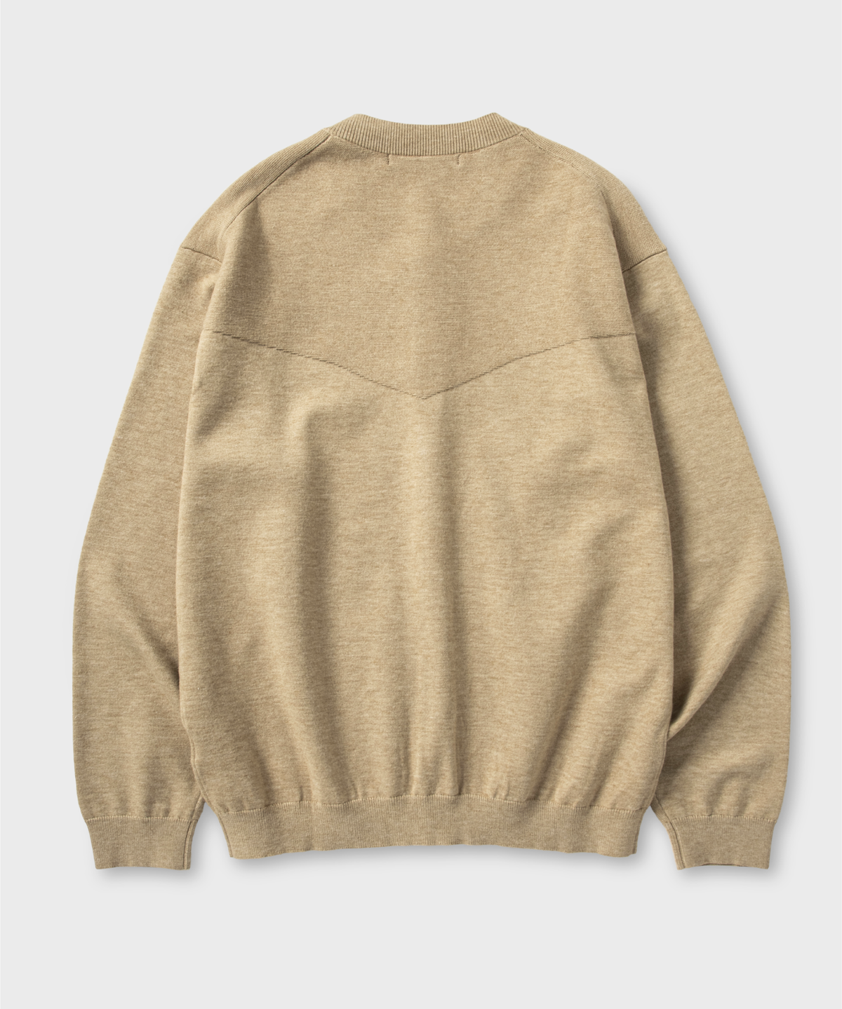 넌블랭크(NONBLANK) 라운드 가디건 니트_BEIGE