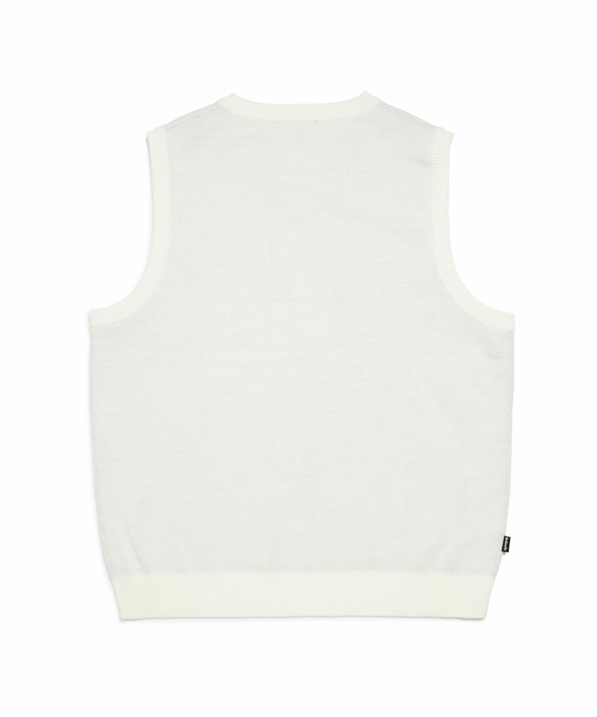 마크곤잘레스(MARK GONZALES) PALM TREE V-NECK KNIT VEST - IVORY