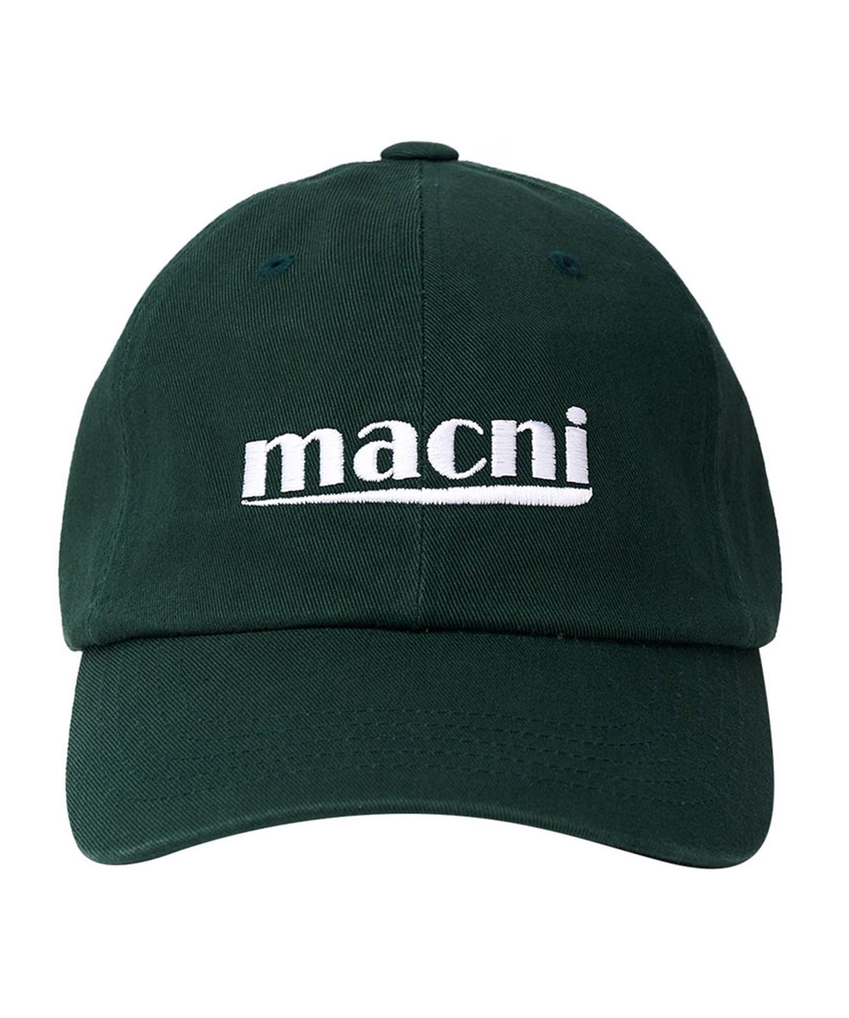 마크니(MACNI) SIGNATURE LOGO BALL CAP_GREEN
