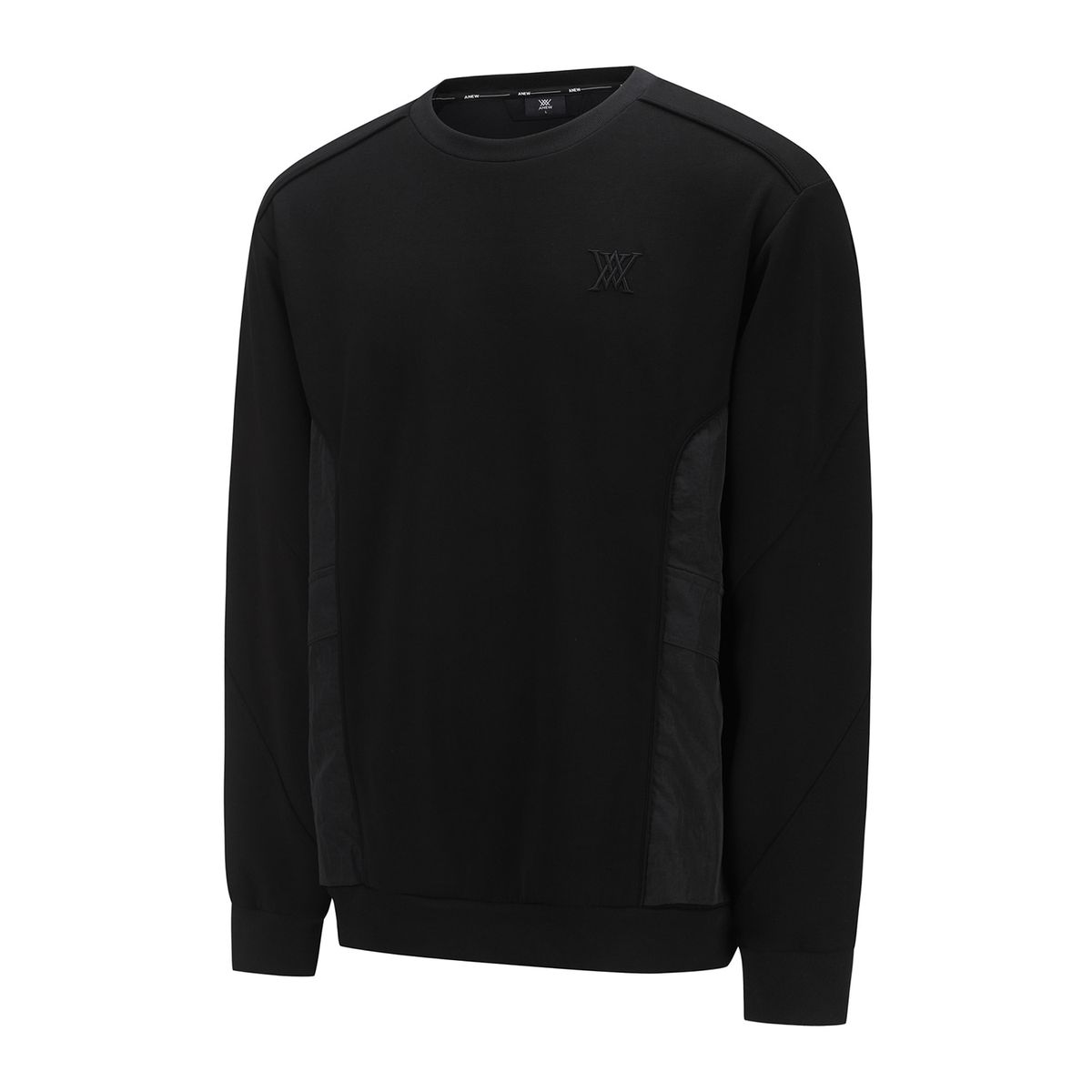 어뉴골프(ANEW GOLF) MEN WOVEN MIXED M TO M_BK