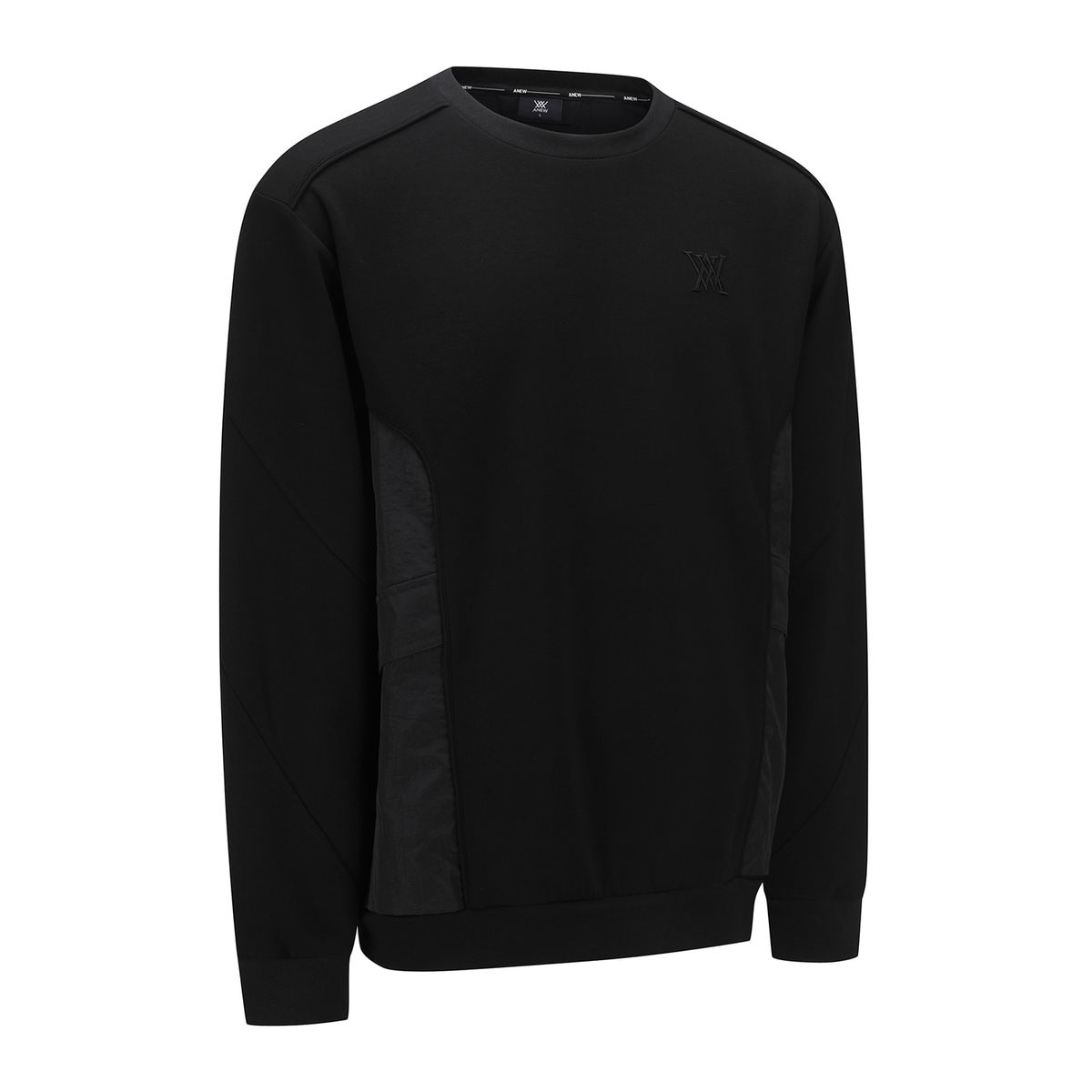 어뉴골프(ANEW GOLF) MEN WOVEN MIXED M TO M_BK