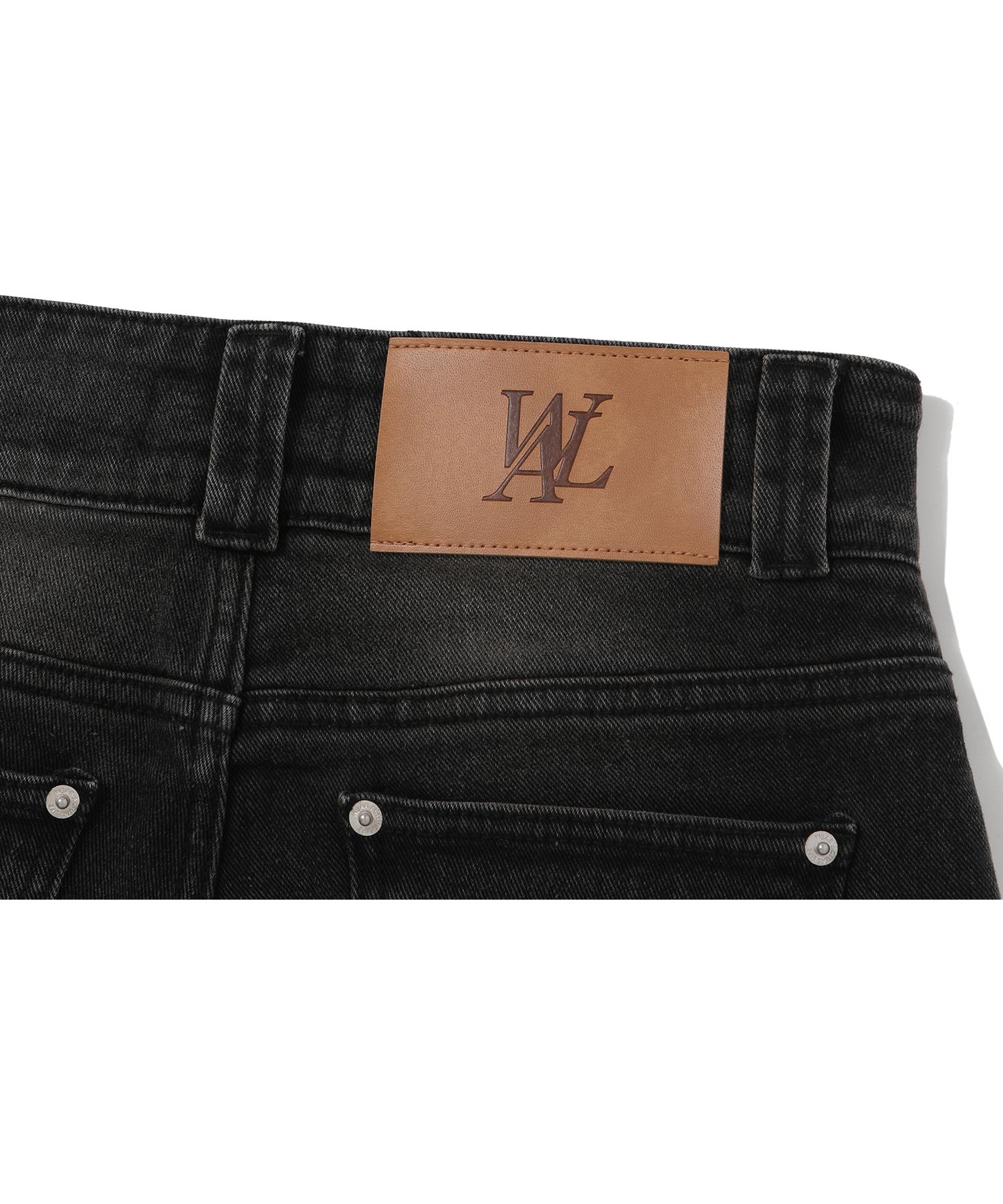 [WOOALONG]★Western washed boots-cut denim pants MUSINSA公式 | WOOALONG Western washed boots-cut denim pants