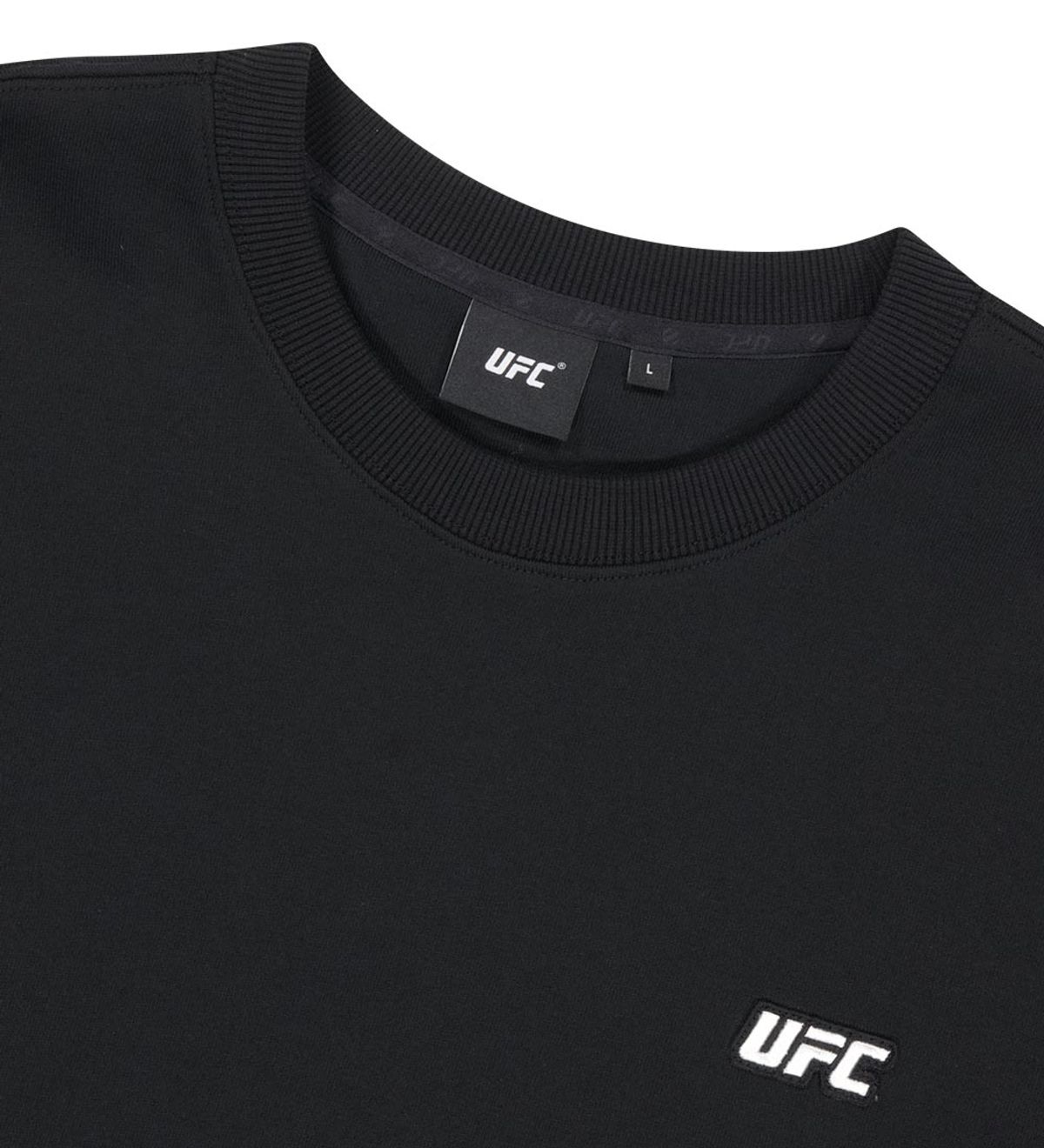 유에프씨 스포츠(UFC SPORT) UFC 베이직 릴렉스핏 맨투맨 블랙 U2SWV1304BK