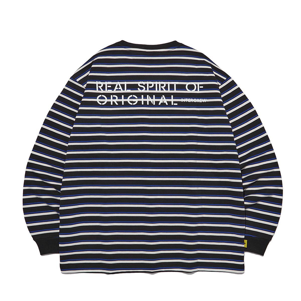 인터크루(INTERCREW) [24SS] 시밀러 립 배색 스트라이프티 R블루 ITY1TM07ARB