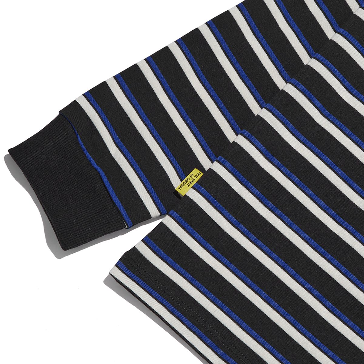 인터크루(INTERCREW) [24SS] 시밀러 립 배색 스트라이프티 R블루 ITY1TM07ARB