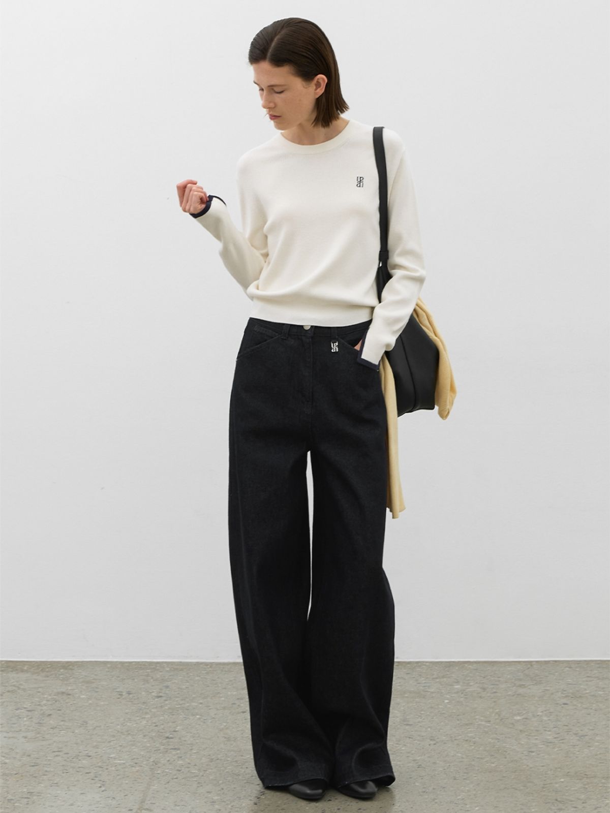아틀리에 나인(ATELIER NAIN) ESSENTIAL COLOR MATCHING POINT KNIT(T-6772)