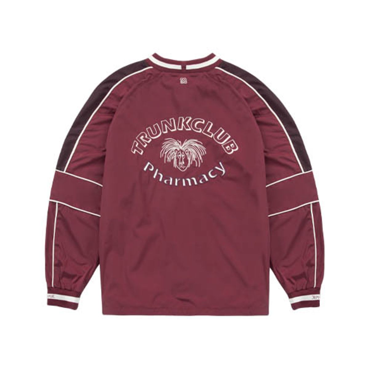 아웃 오브 트렁크(OUT OF TRUNK) TRUNK Embroidered Logo V-neck Sweatshirt