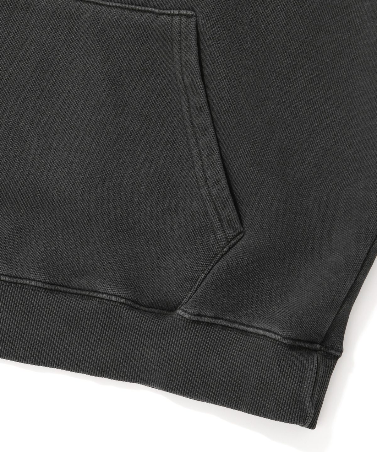 스탠즈(STENDS) [M~4XL] 피그먼트 아치 로고 후디_차콜