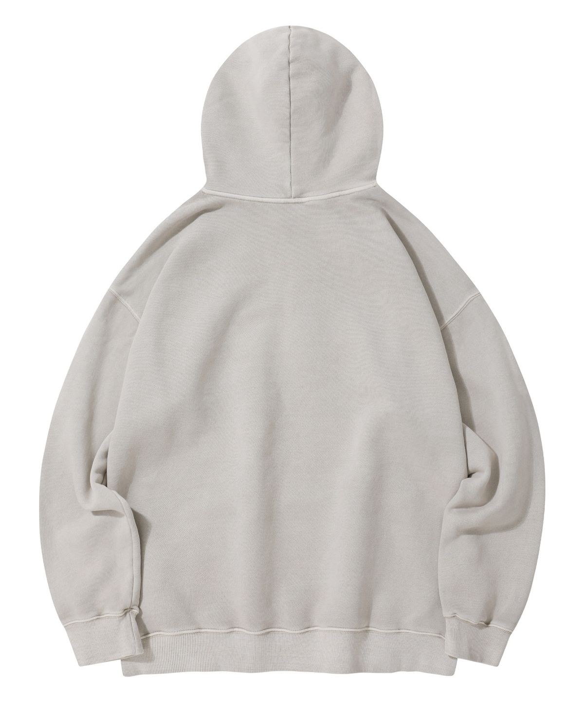 스탠즈(STENDS) [M~4XL] 피그먼트 아치 로고 후디_오트 베이지