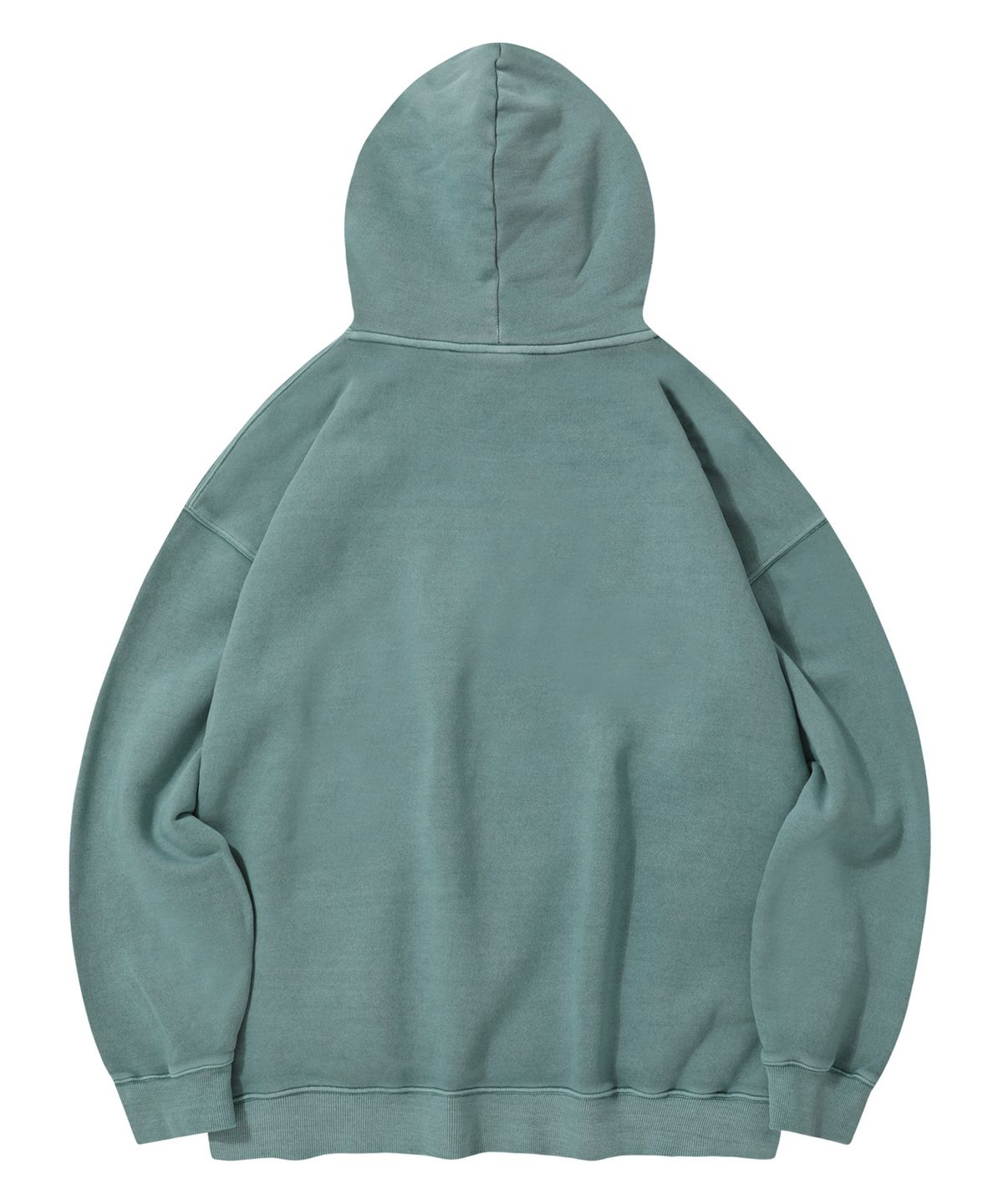 스탠즈(STENDS) [M~4XL] 피그먼트 아치 로고 후디_그린