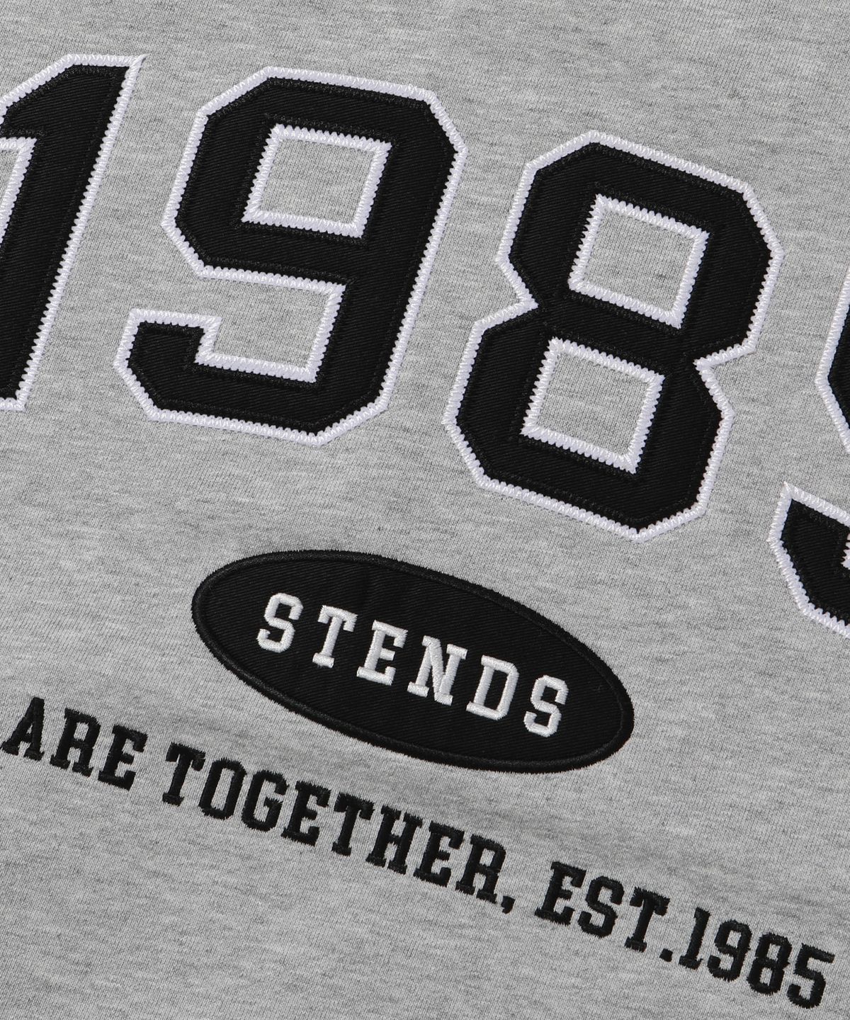 스탠즈(STENDS) [M~4XL] 오리지널 1985 크루넥_그레이-블랙