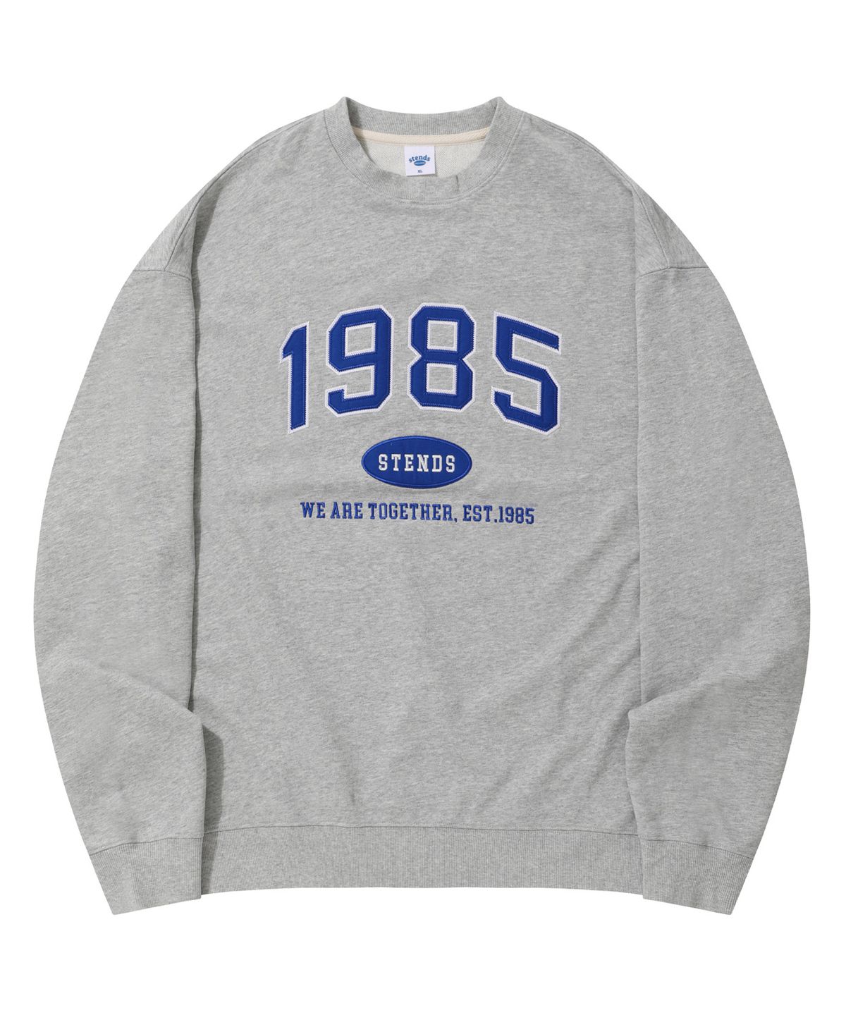 스탠즈(STENDS) [M~4XL] 오리지널 1985 크루넥_그레이-블루