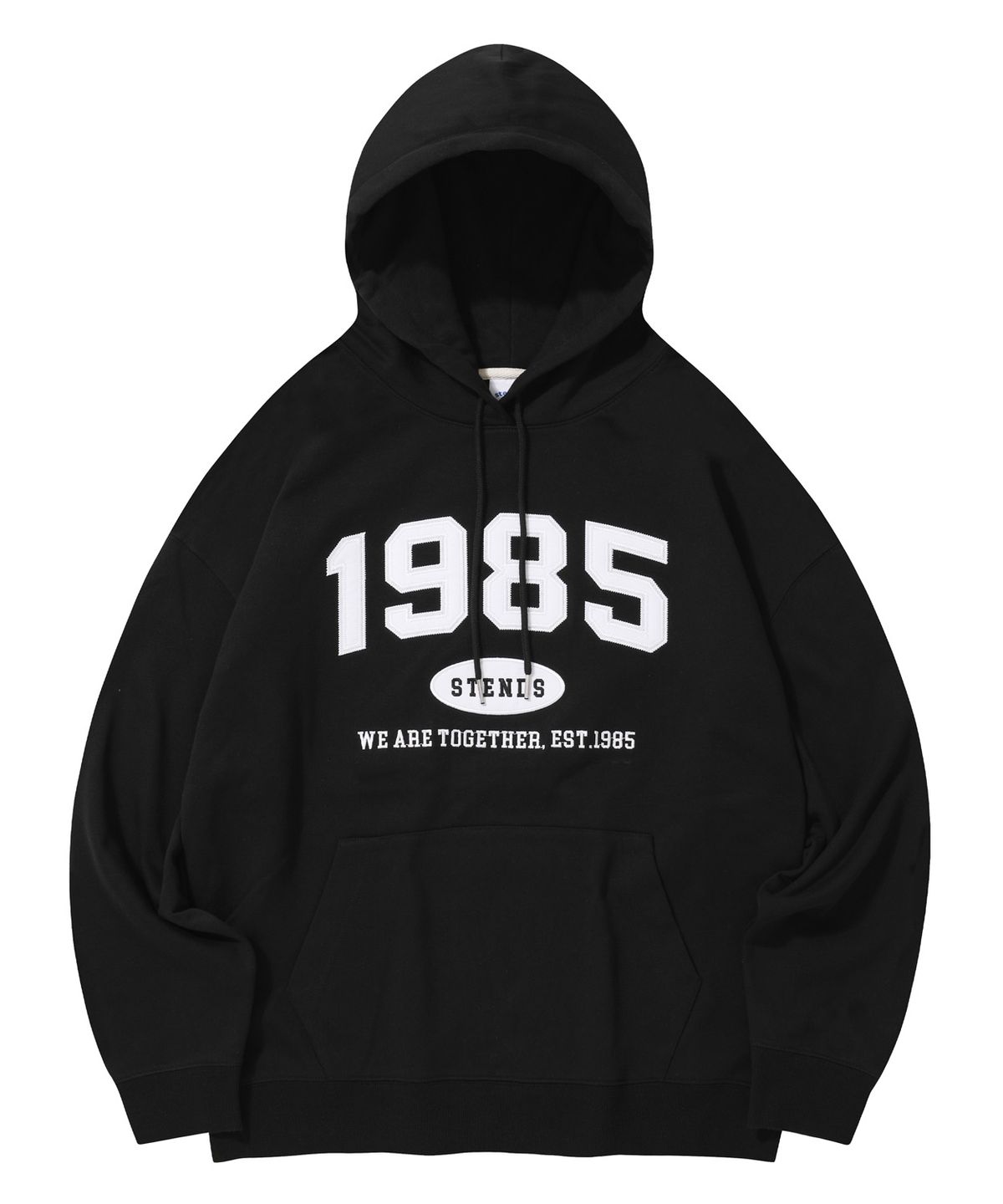 스탠즈(STENDS) [M~4XL] 오리지널 1985 후디_블랙