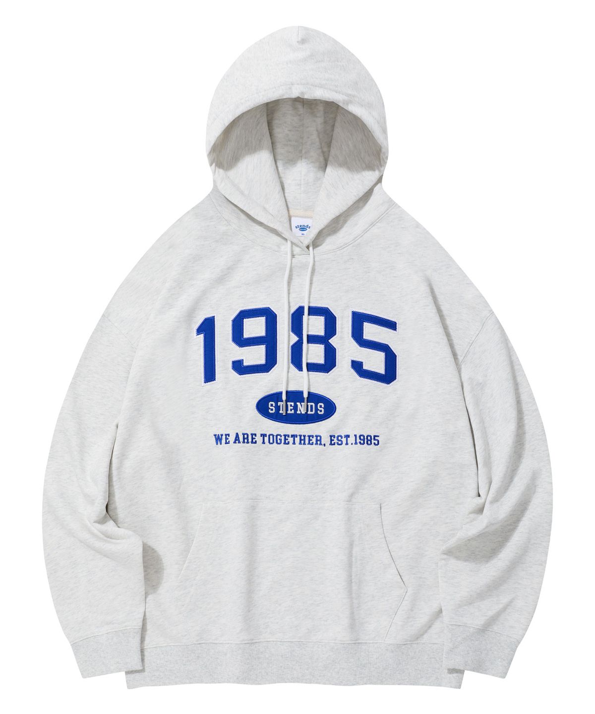 스탠즈(STENDS) [M~4XL] 오리지널 1985 후디_멜란지 그레이