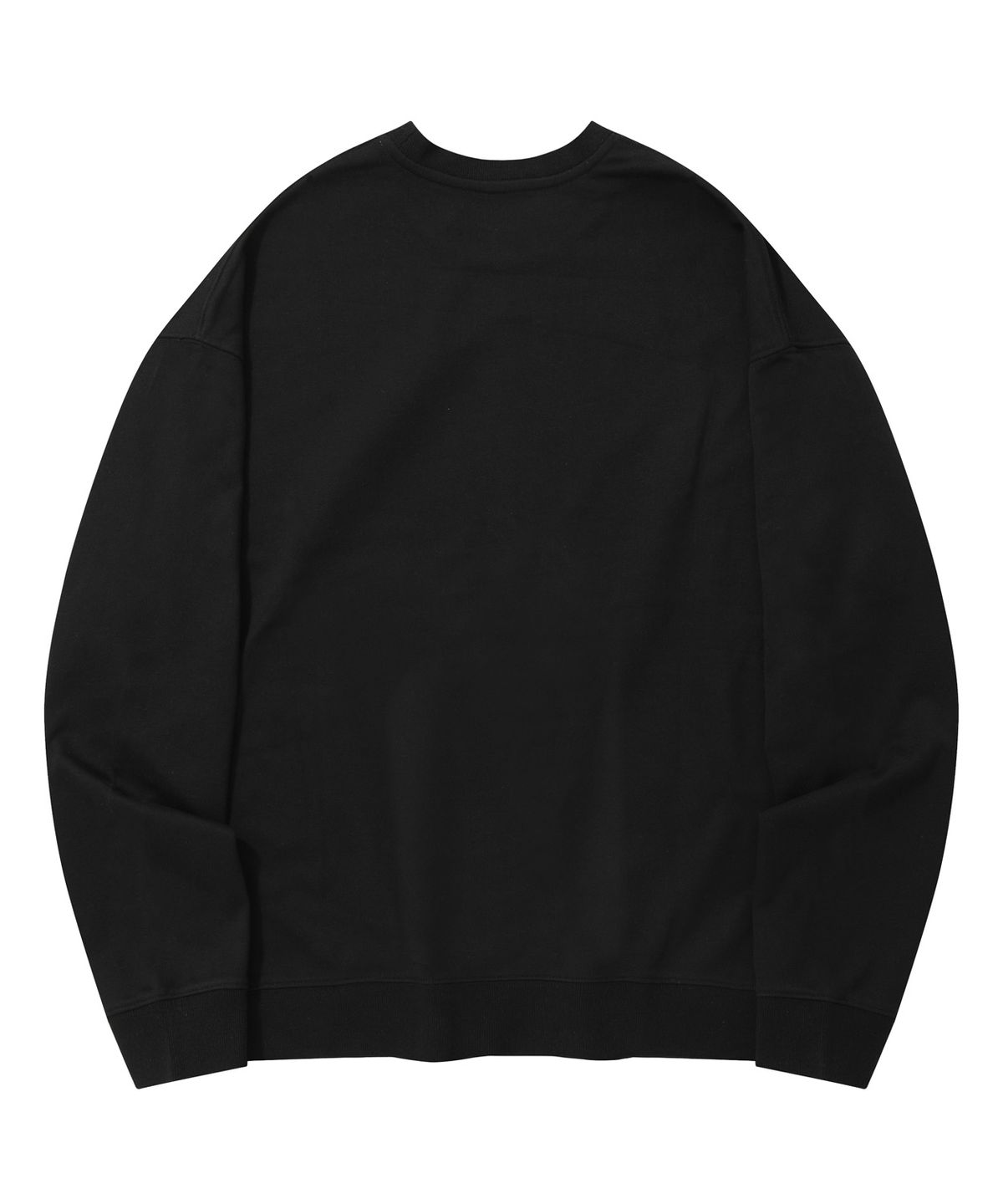 스탠즈(STENDS) [M~4XL] 오리지널 스트로크 로고 크루넥_블랙