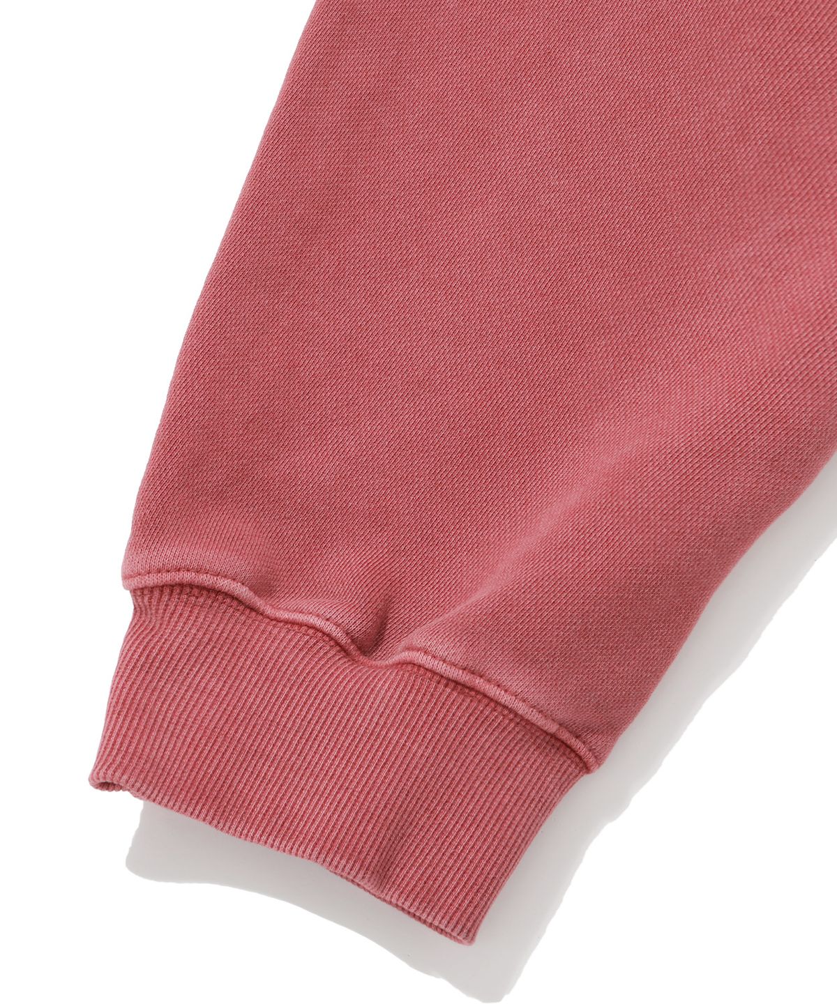 스탠즈(STENDS) [M~4XL] 피그먼트 아치 로고 후드 집업_핑크