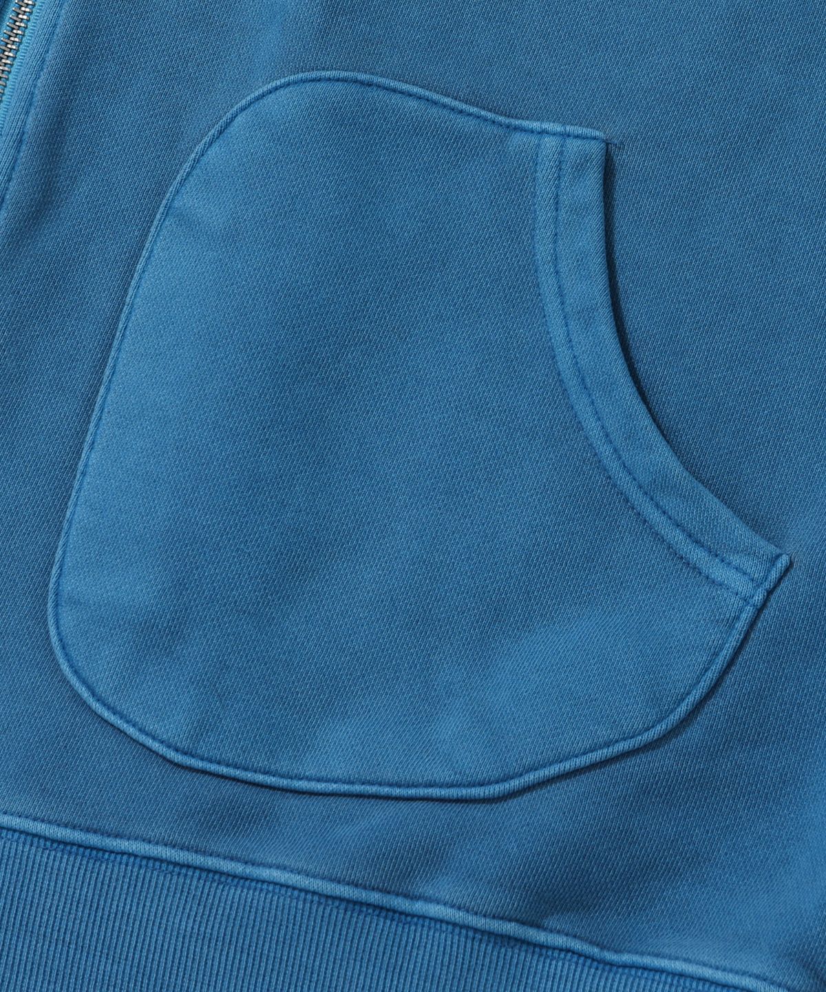 스탠즈(STENDS) [M~4XL] 피그먼트 아치 로고 후드 집업_블루