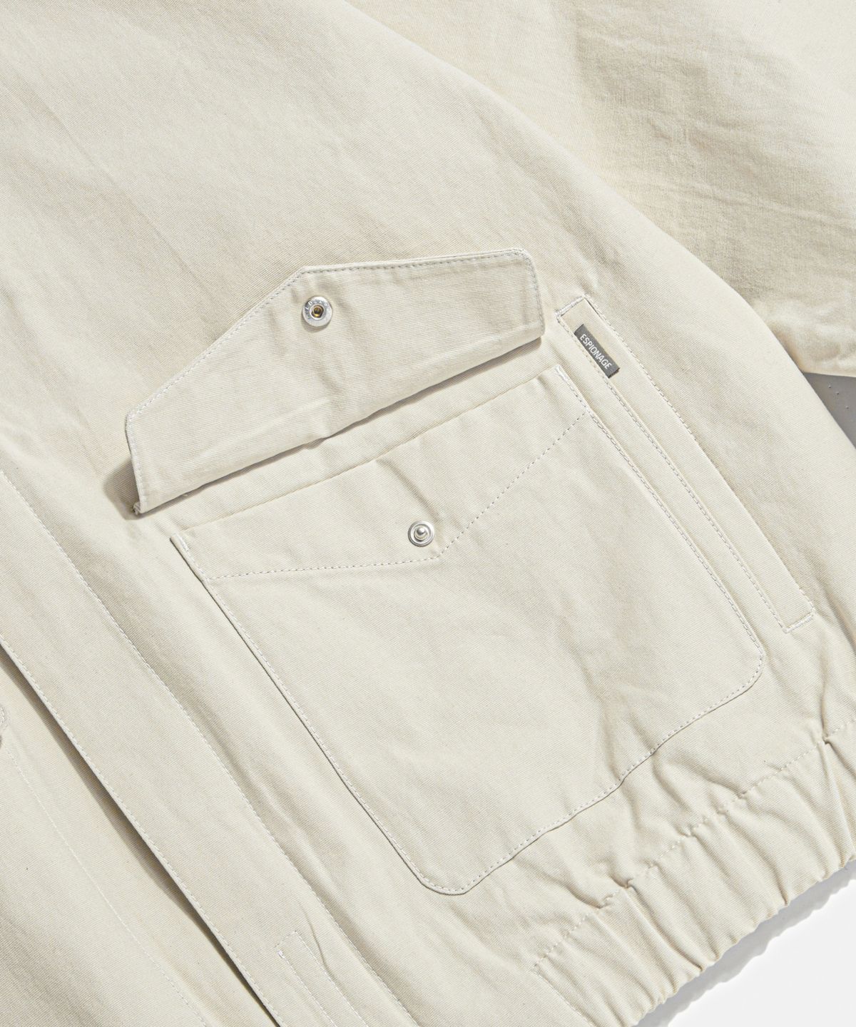 에스피오나지(ESPIONAGE) Flight Bomber Jacket Ecru