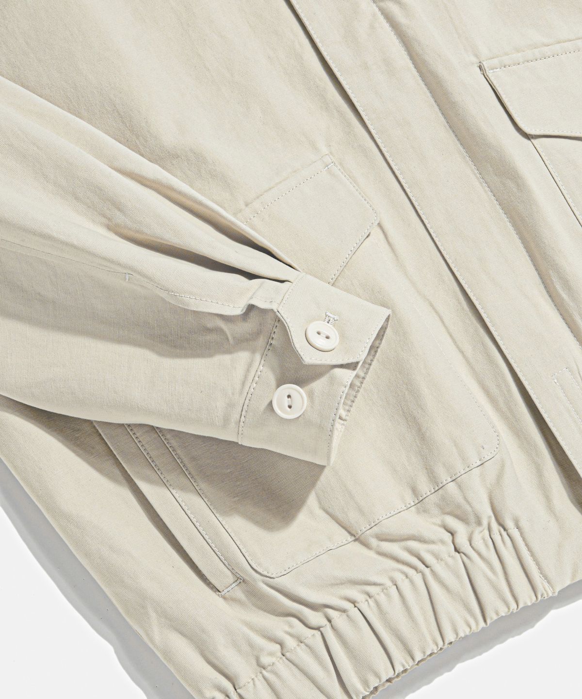 에스피오나지(ESPIONAGE) Flight Bomber Jacket Ecru