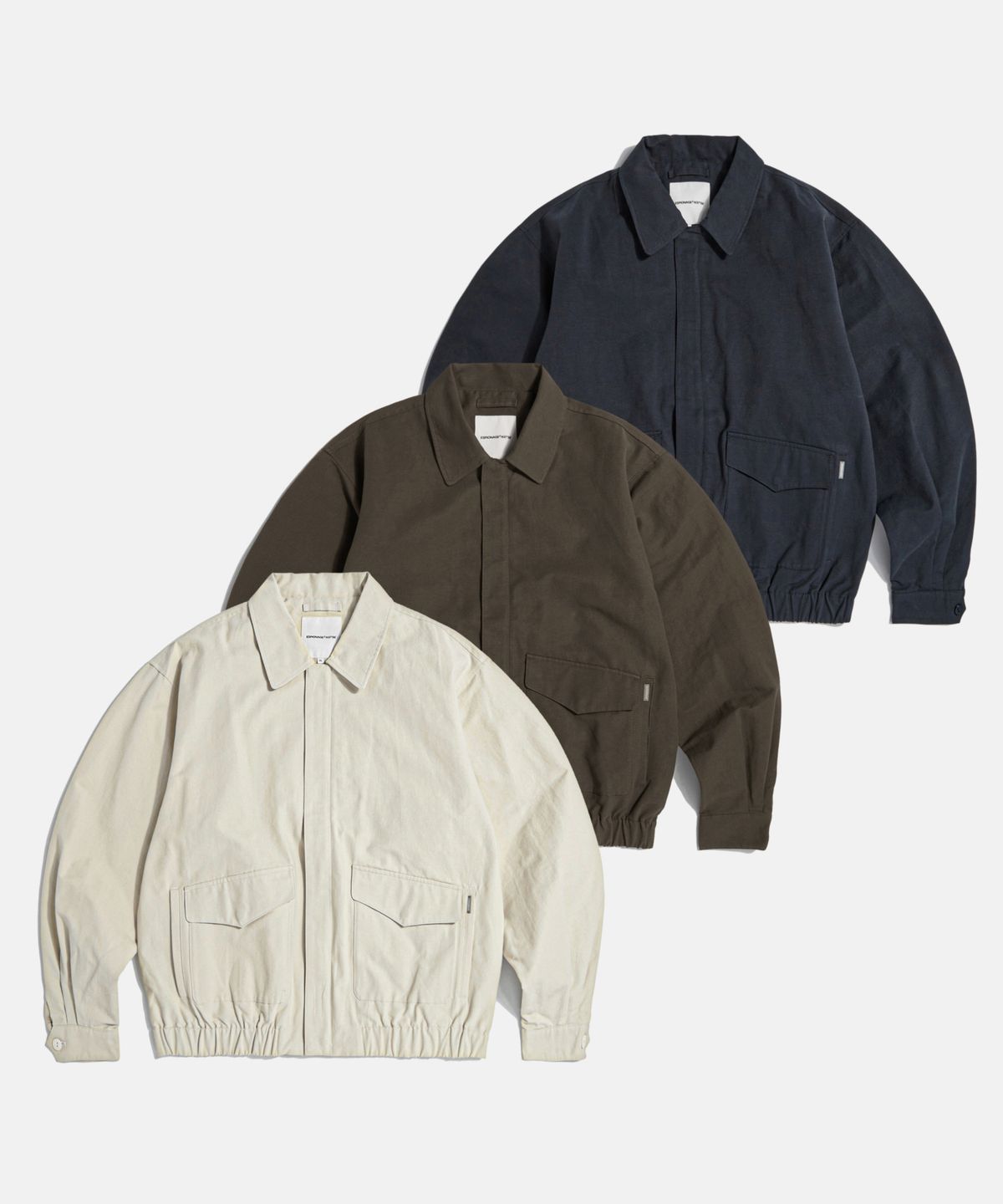 에스피오나지(ESPIONAGE) Flight Bomber Jacket Ecru