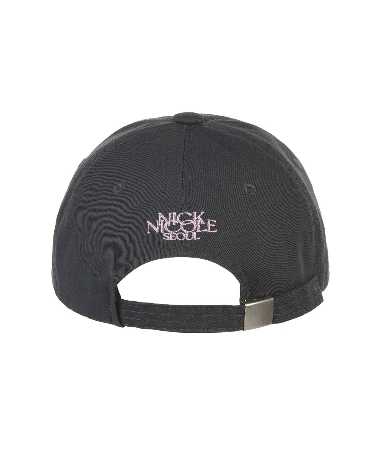 닉앤니콜(NICK&NICOLE) VINTAGE BUTTERFLY BLINK BALL CAP_CHARCOAL