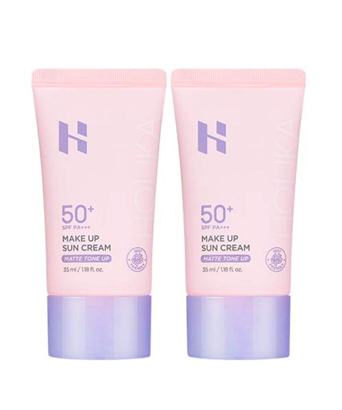 홀리카홀리카(HOLIKAHOLIKA) (35ml+35ml 더블기획) 메이크업 선크림 기획세트 SPF50+ PA+++