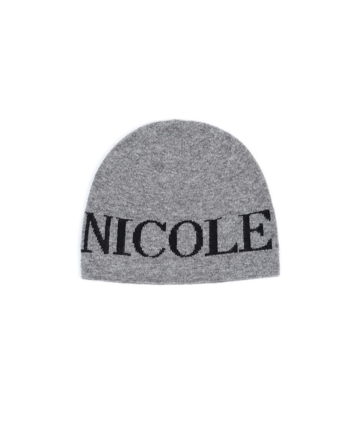 닉앤니콜(NICK&NICOLE) CASHMERE LETTERING JAQUARD BEANIE_6 COLOR
