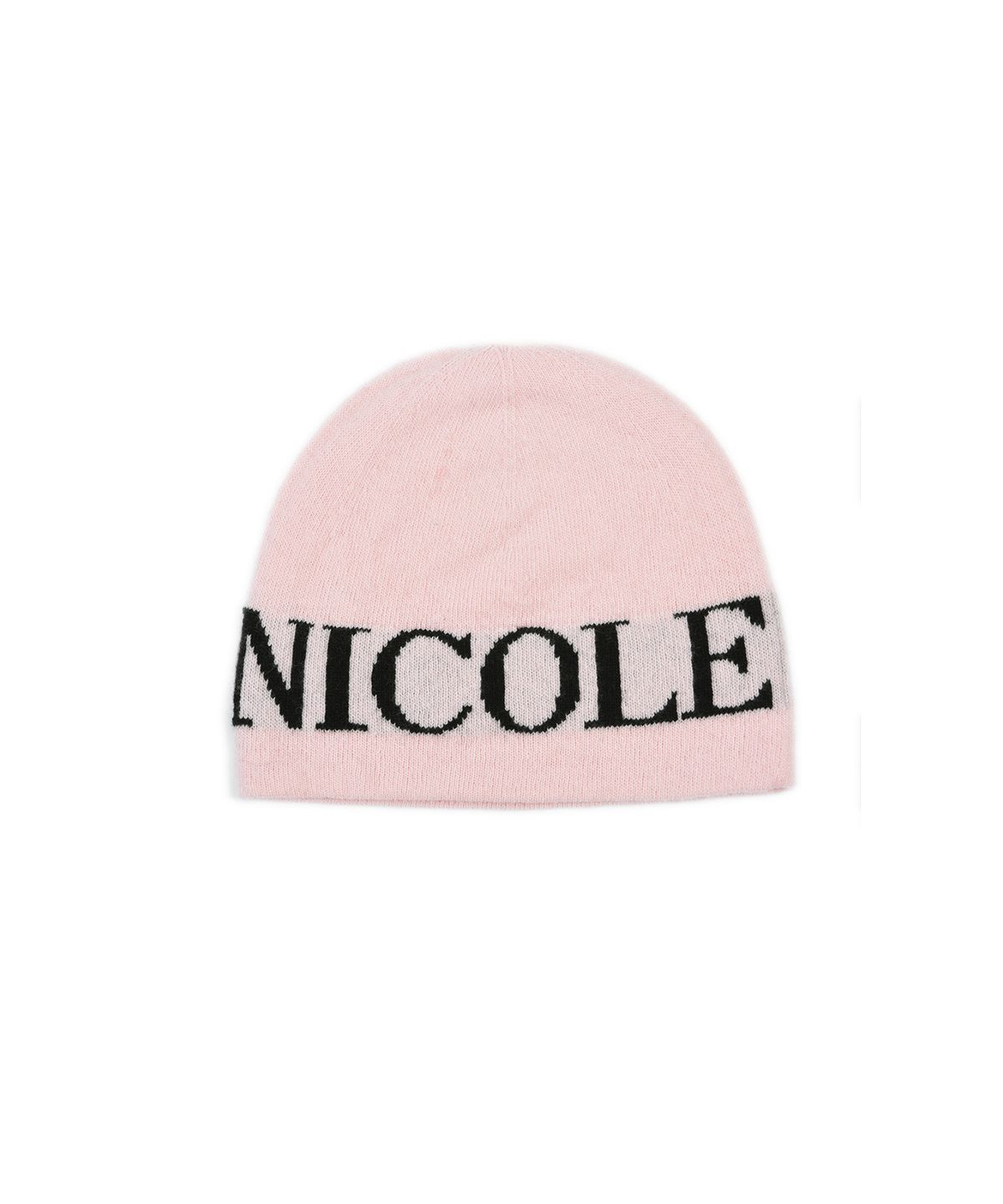 닉앤니콜(NICK&NICOLE) CASHMERE LETTERING JAQUARD BEANIE_6 COLOR